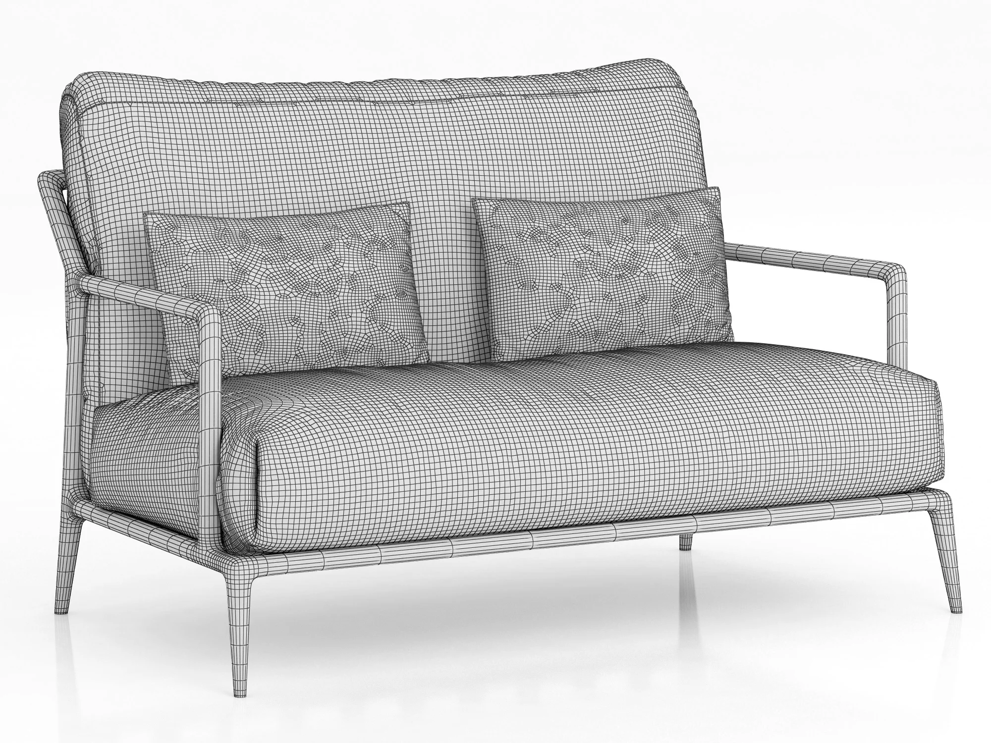Philipp Selva INDIGO Sofa — 3D model preview 2