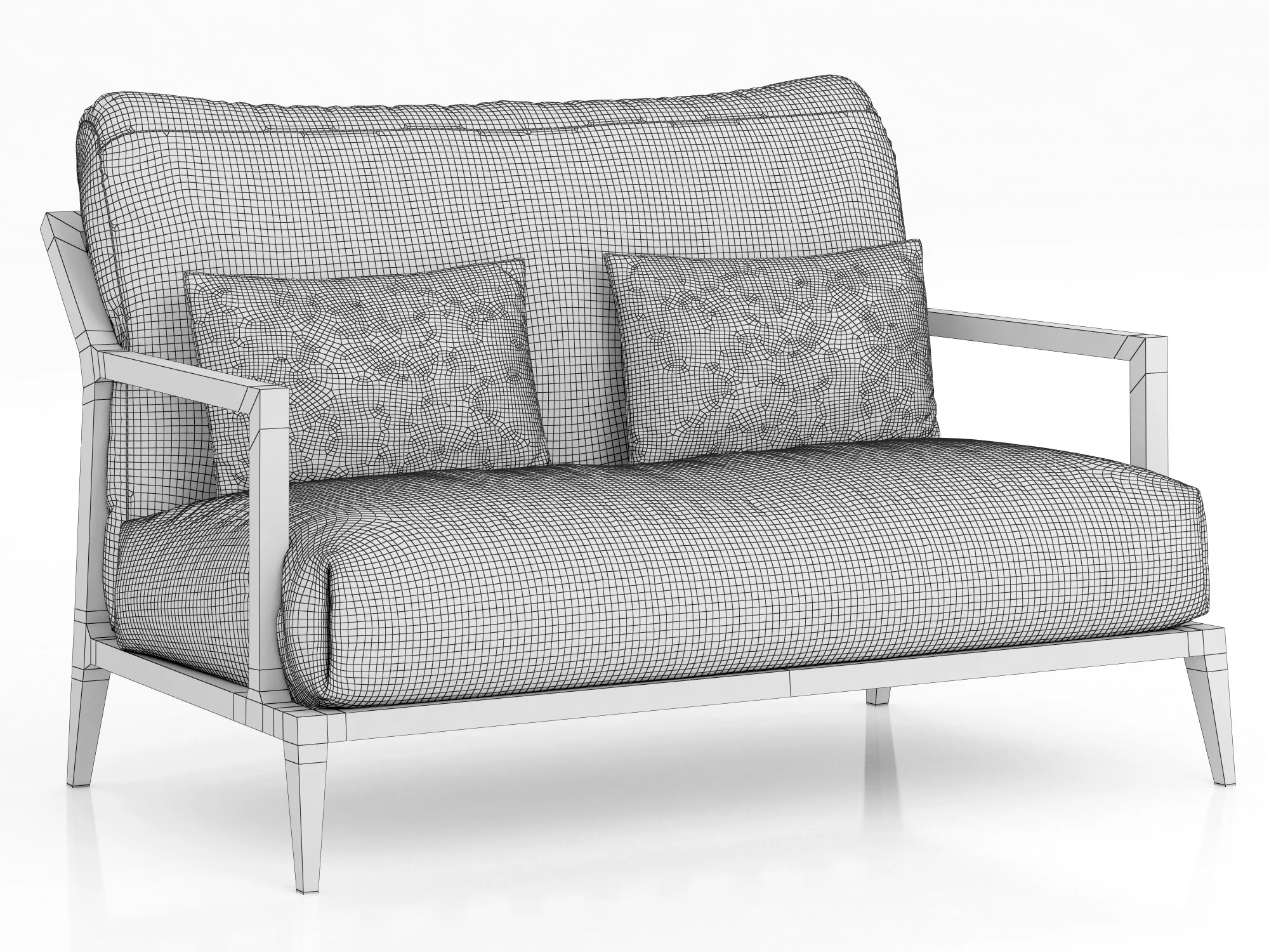 Philipp Selva INDIGO Sofa — 3D model preview 3