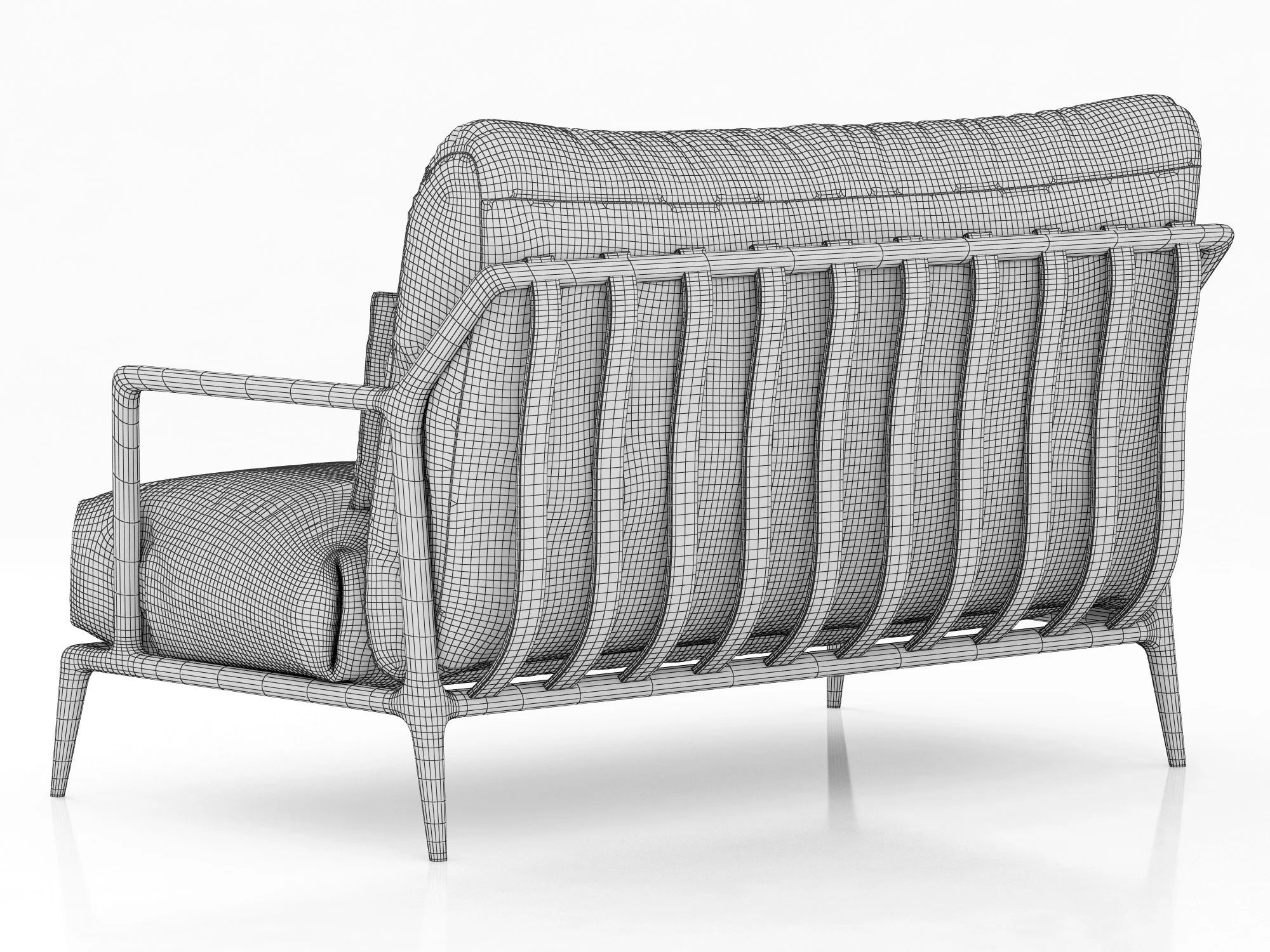 Philipp Selva INDIGO Sofa — 3D model preview 9