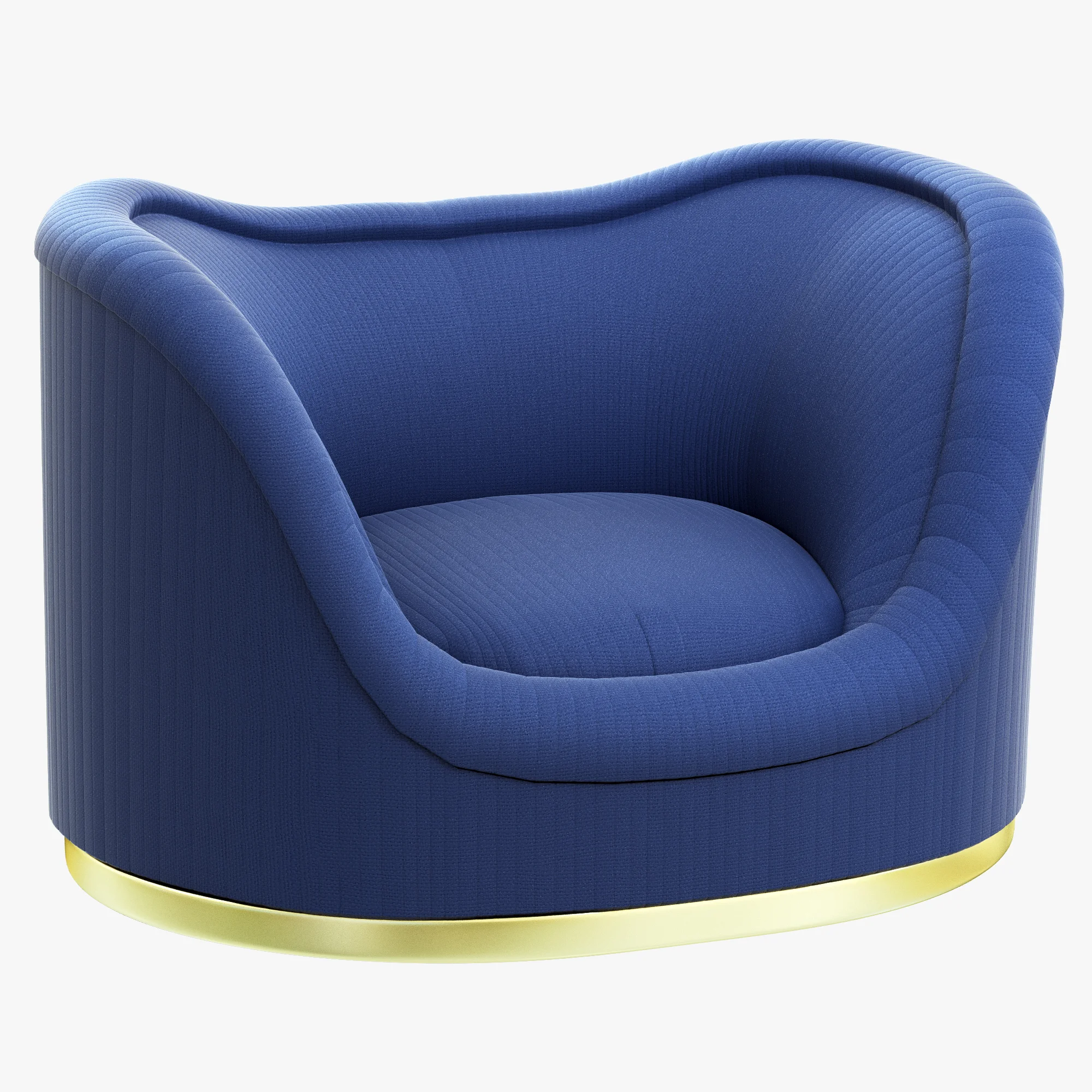 Brabbu Dakota Single Sofa — 3D model preview 1