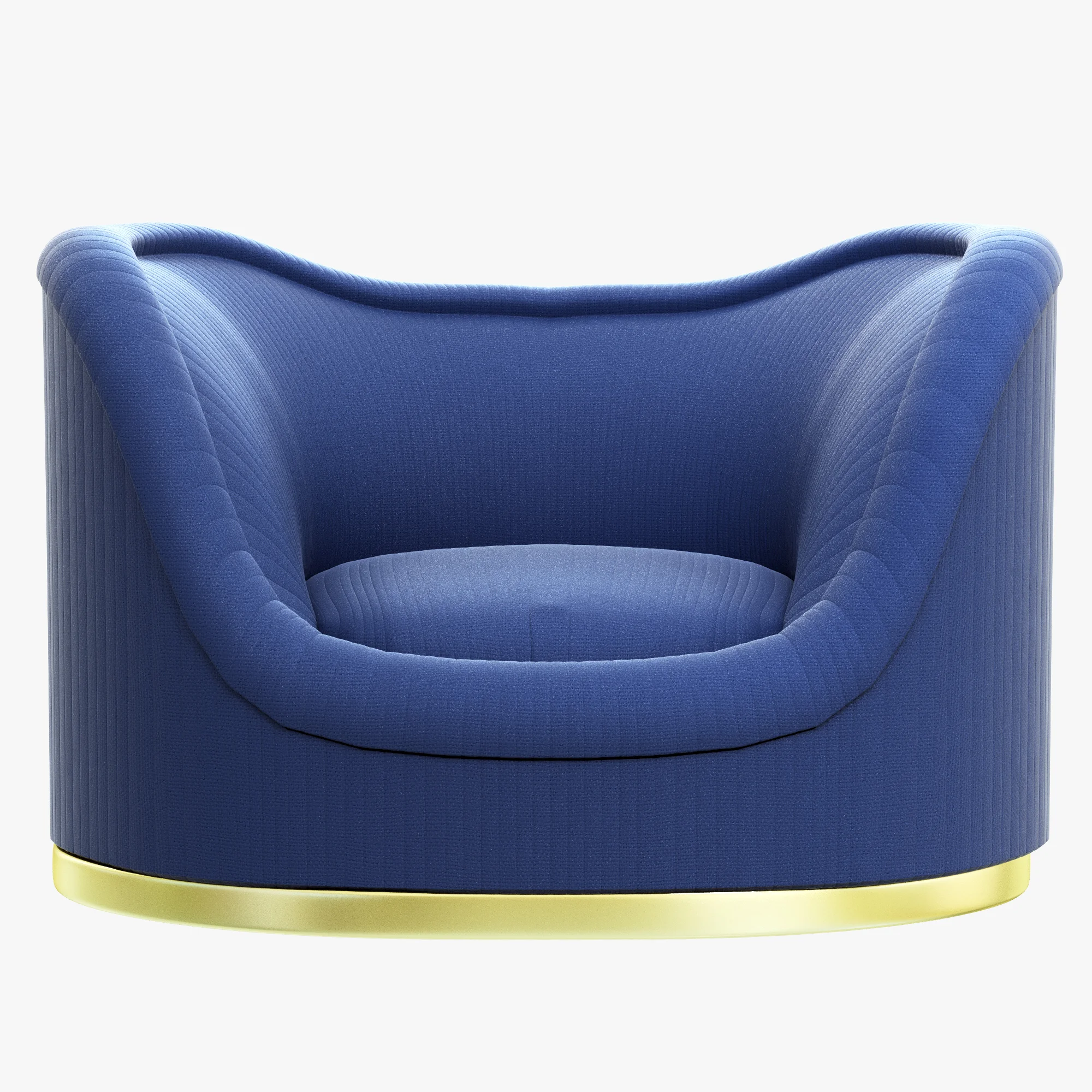 Brabbu Dakota Single Sofa — 3D model preview 4