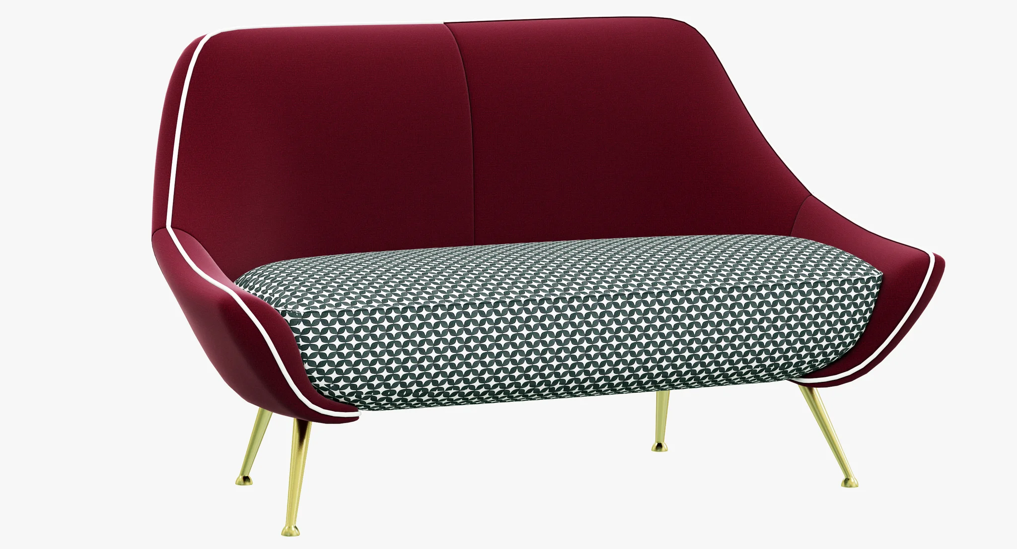 Baxter Mio Sofa2 — 3D model preview 1