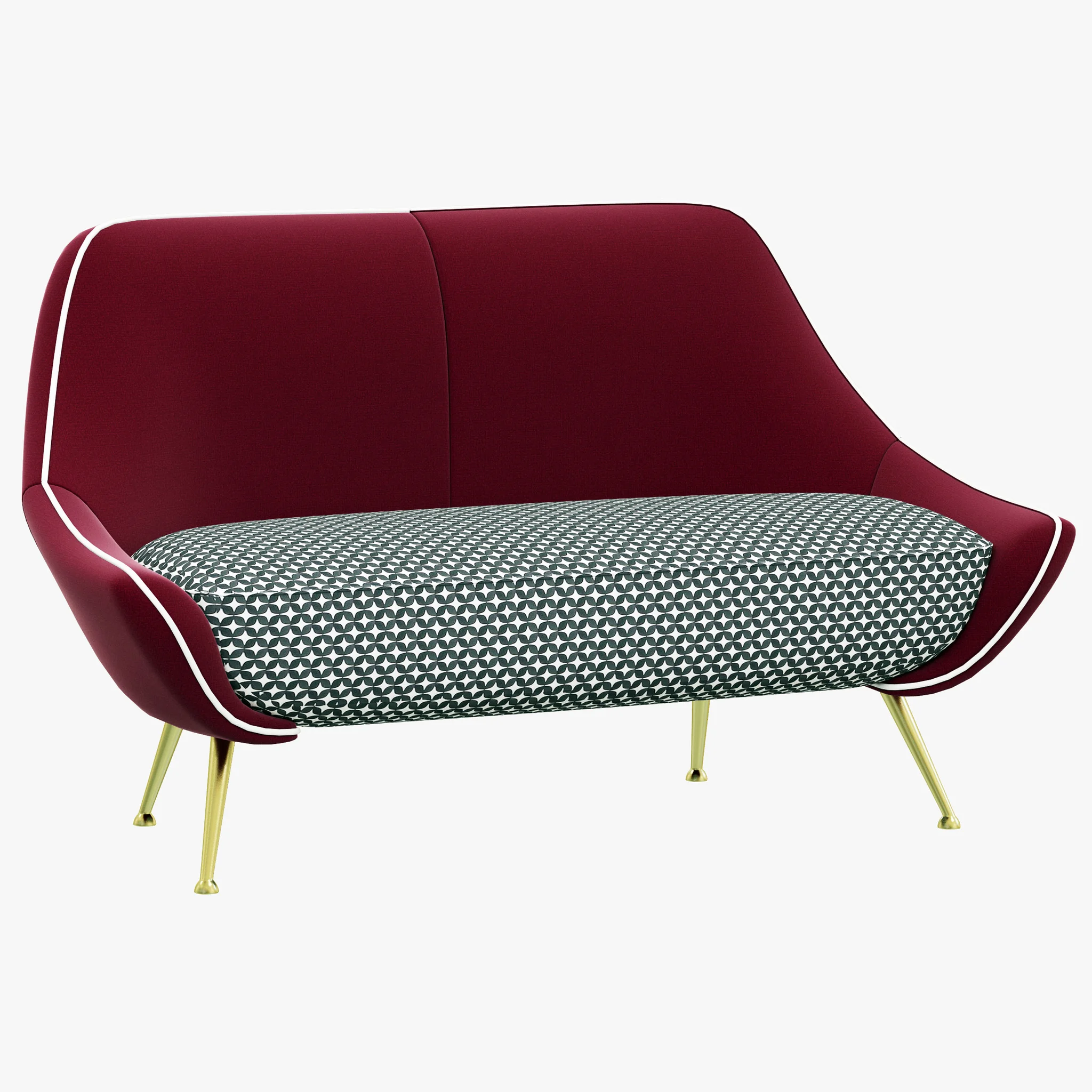 Baxter Mio Sofa2 — 3D model preview 2