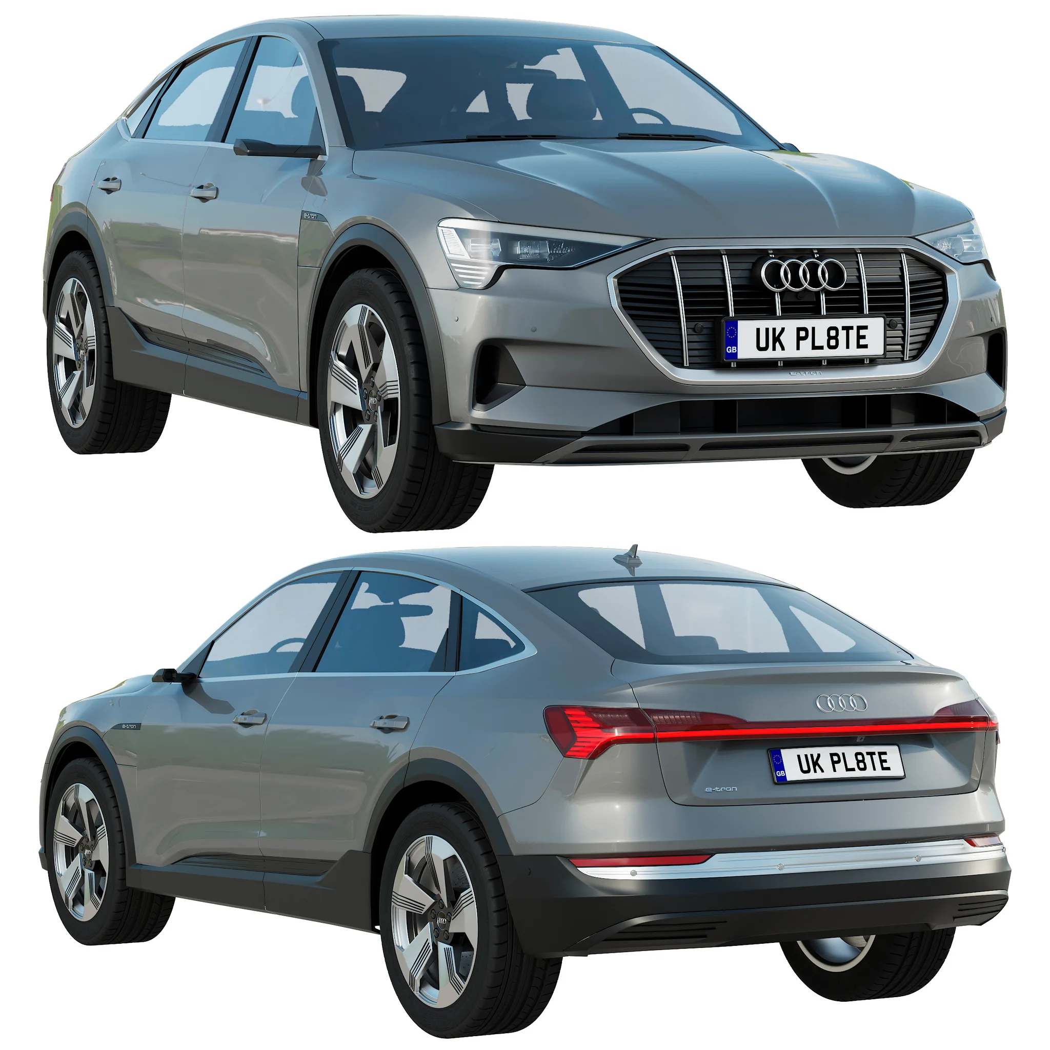 Audi E‑Tron Sportback, 3D model preview 13