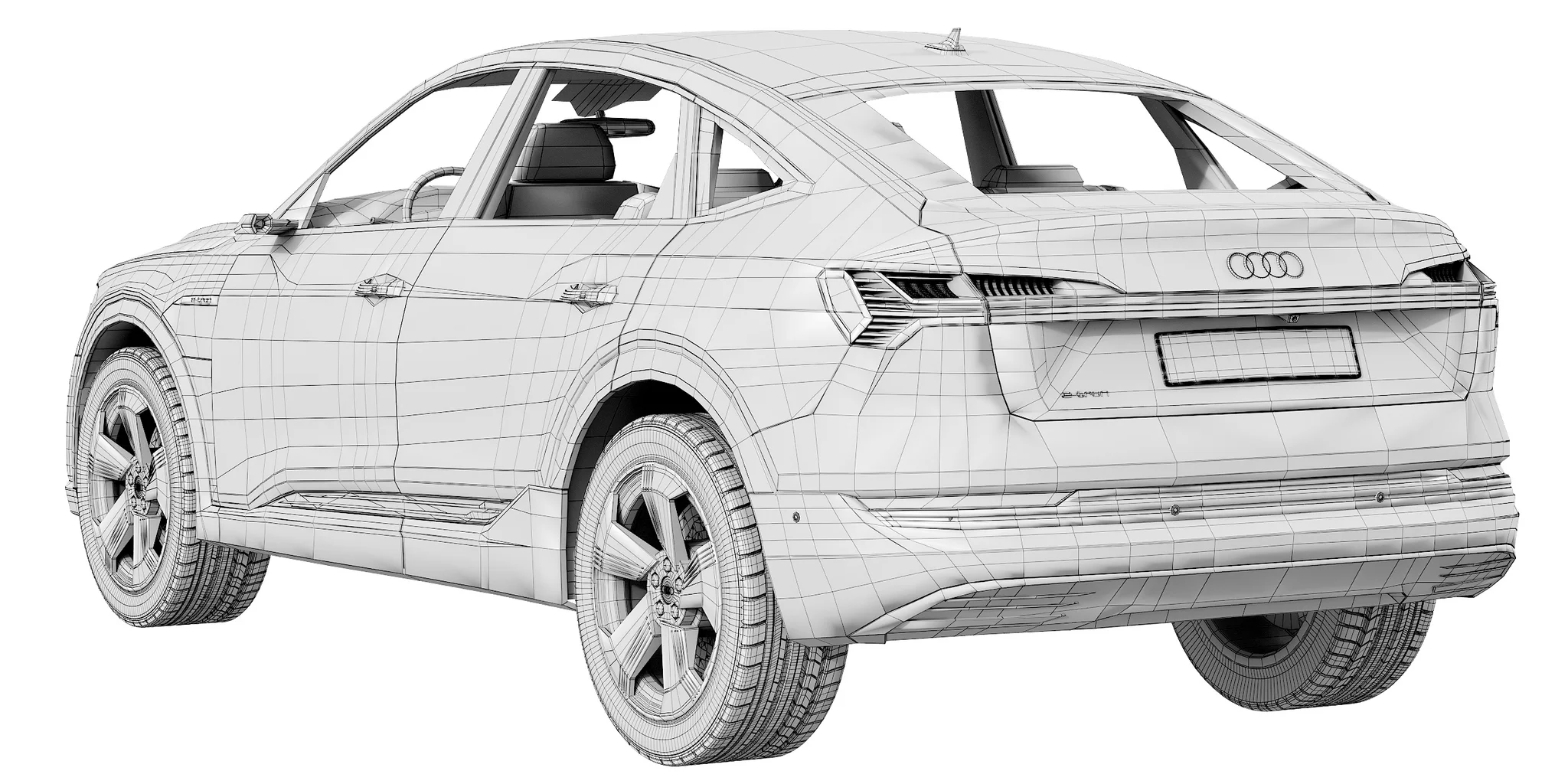 Audi E‑Tron Sportback, 3D model preview 18