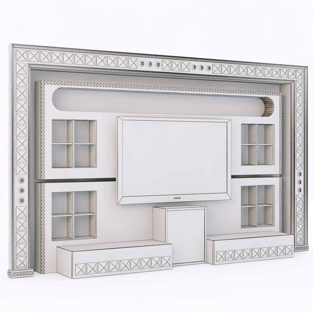 Vismara Wall Piramid, 3D model preview 1