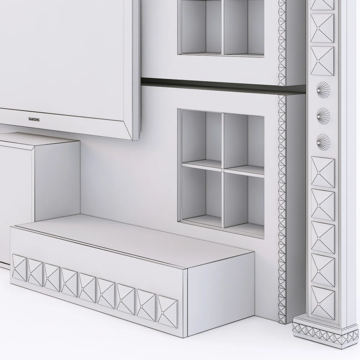 Vismara Wall Piramid, 3D model preview 3