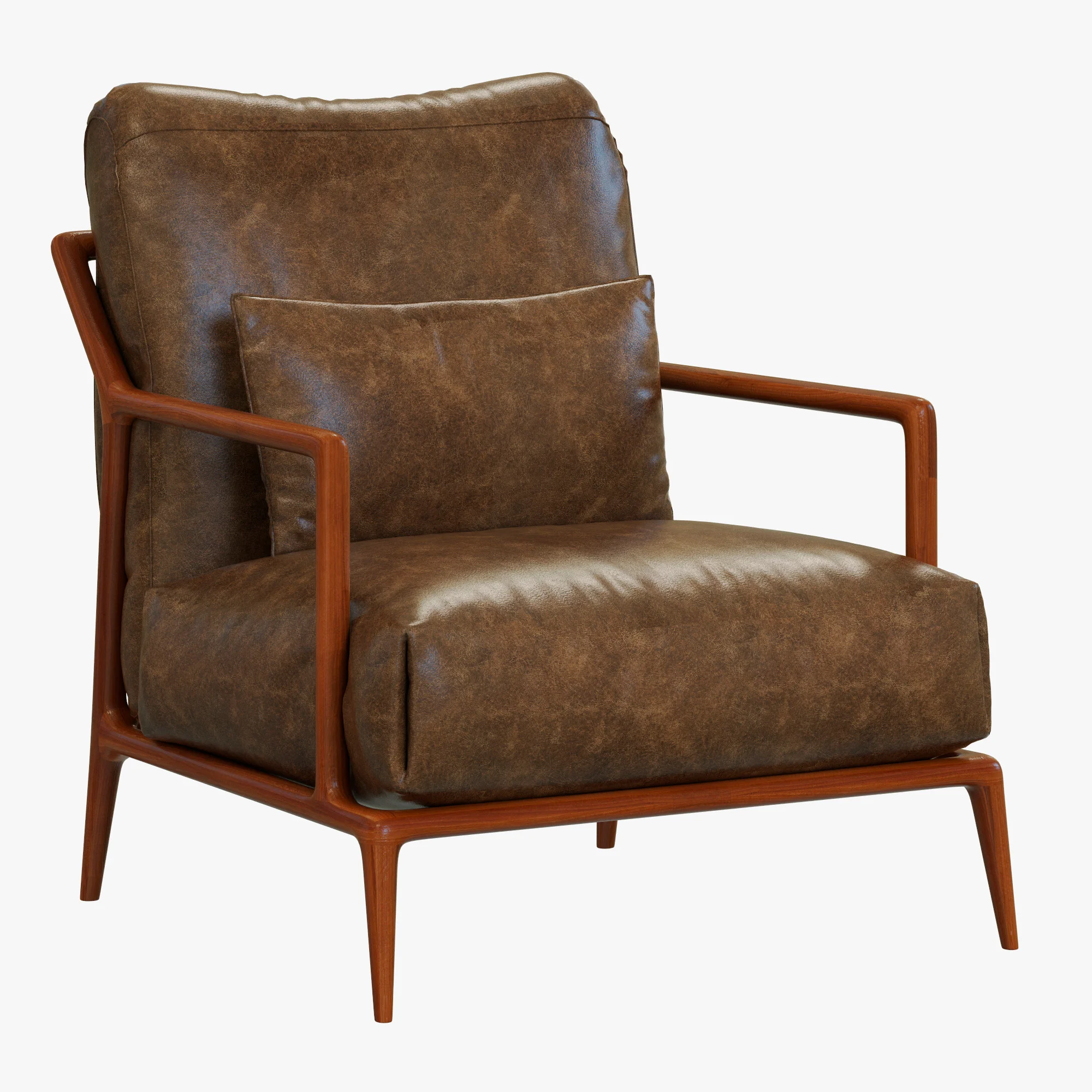 Philipp Selva INDIGO Armchair, 3D model preview 1