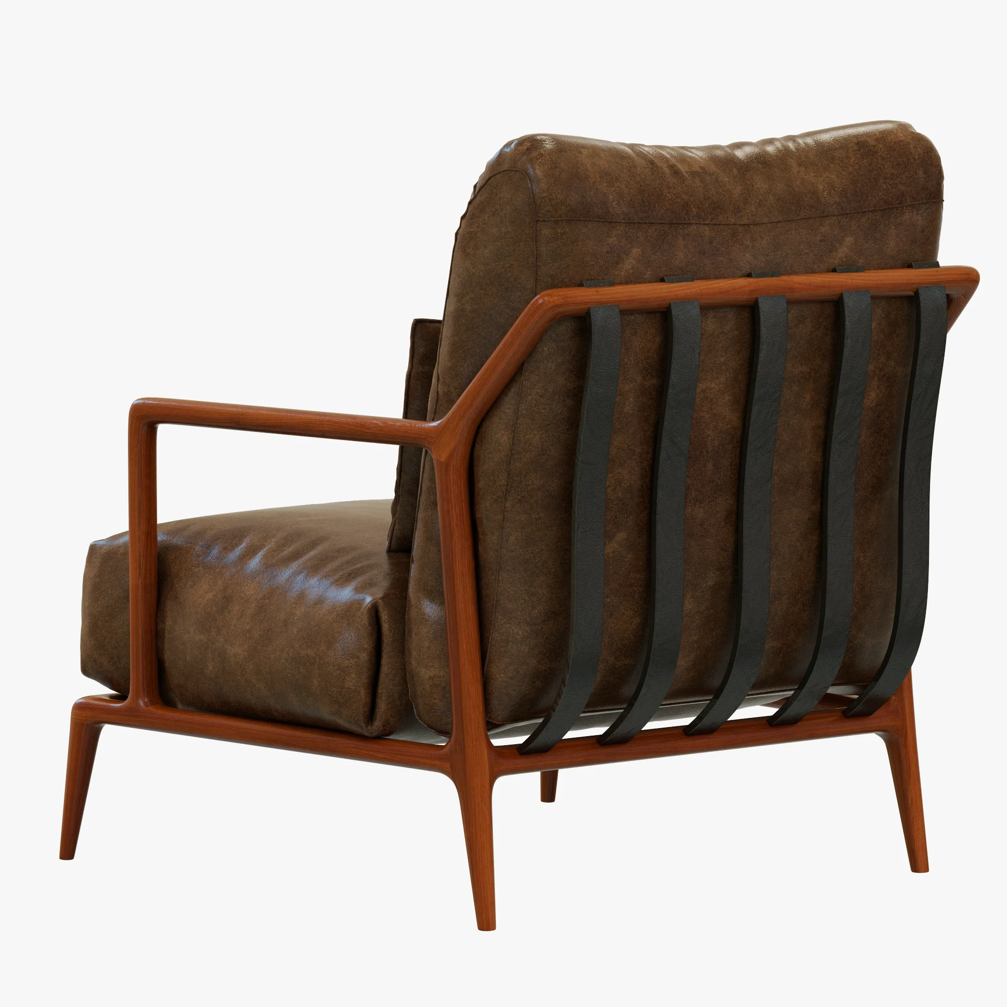Philipp Selva INDIGO Armchair, 3D model preview 6