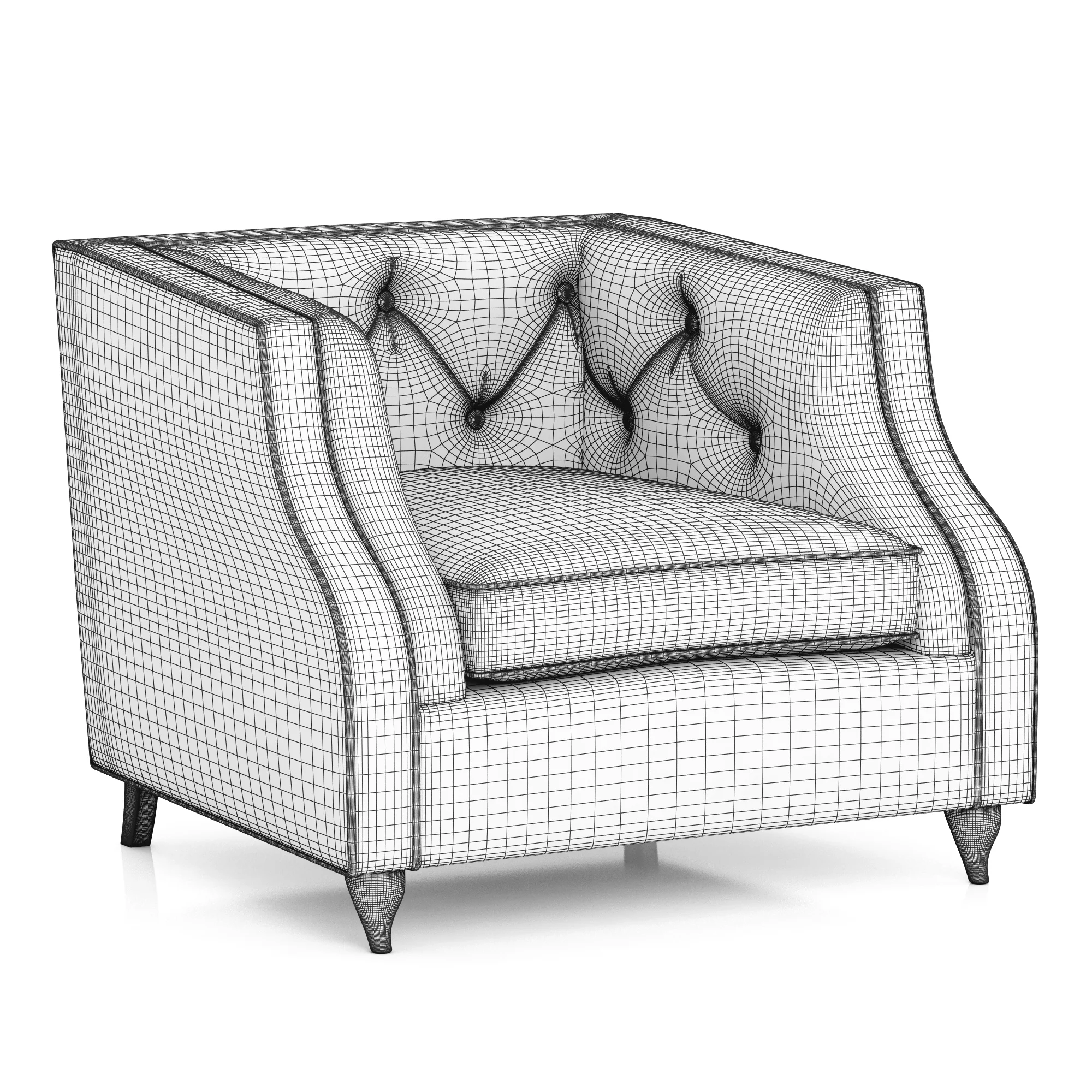 Caracole Balancing Act Chair — 3D model preview 1