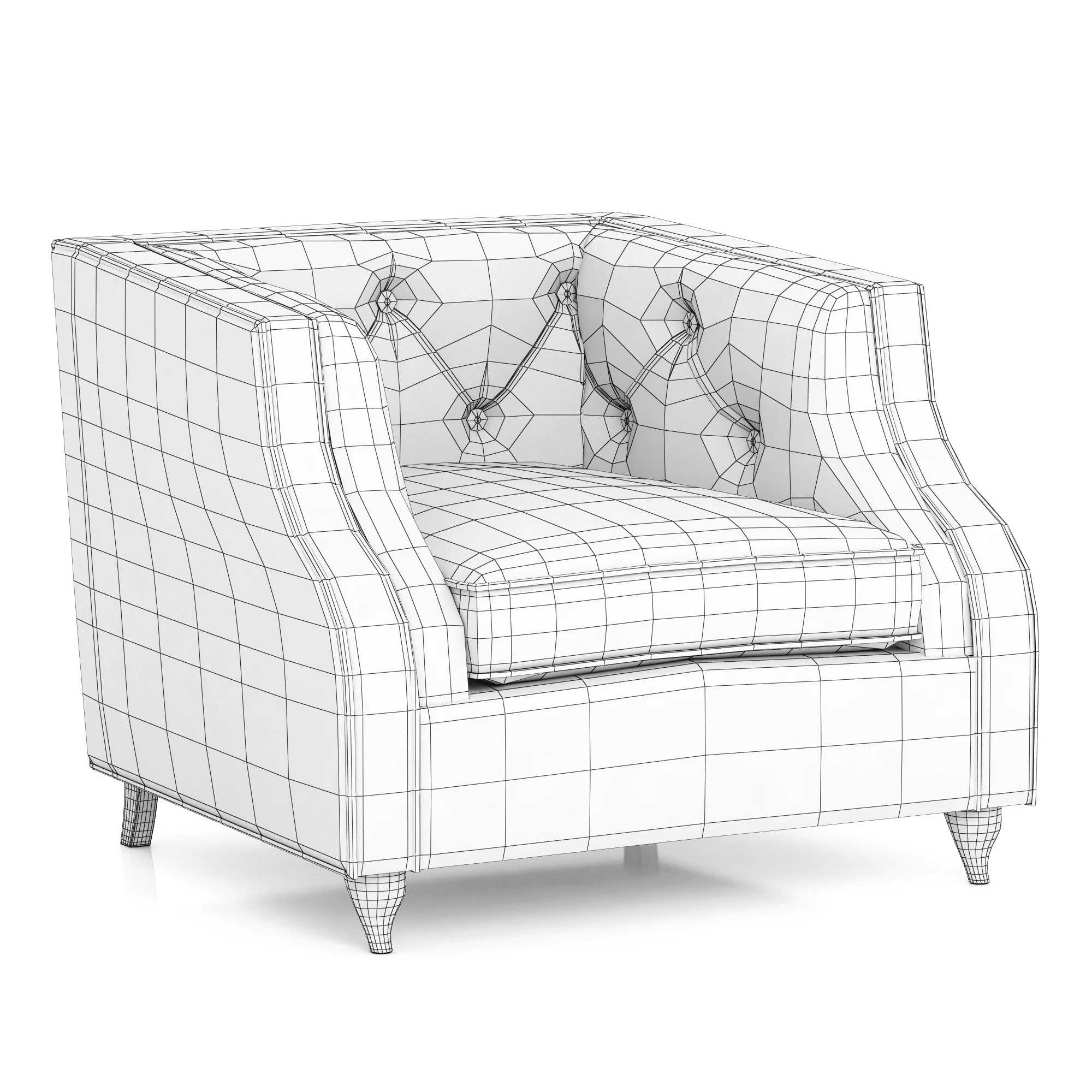 Caracole Balancing Act Chair — 3D model preview 2