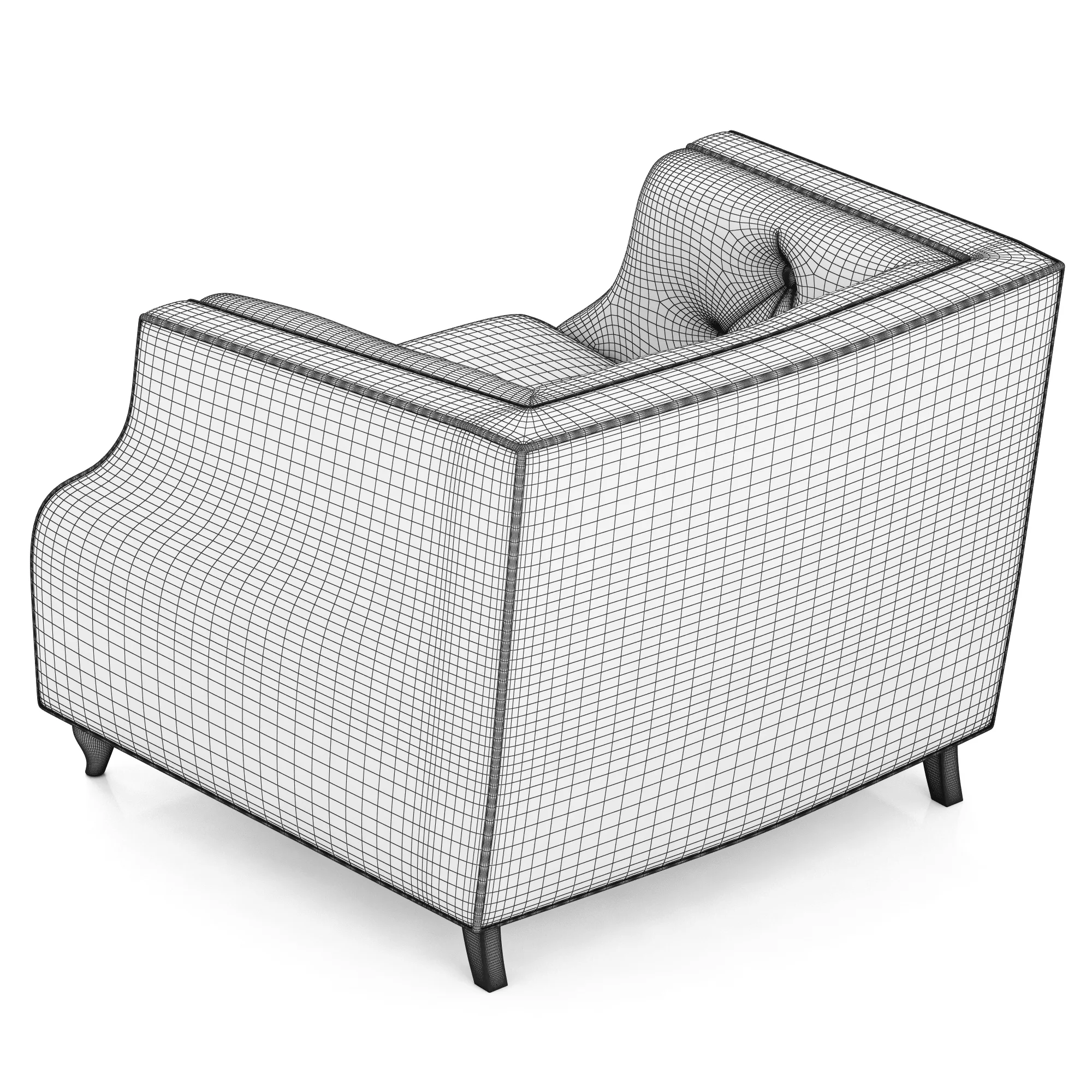 Caracole Balancing Act Chair — 3D model preview 7