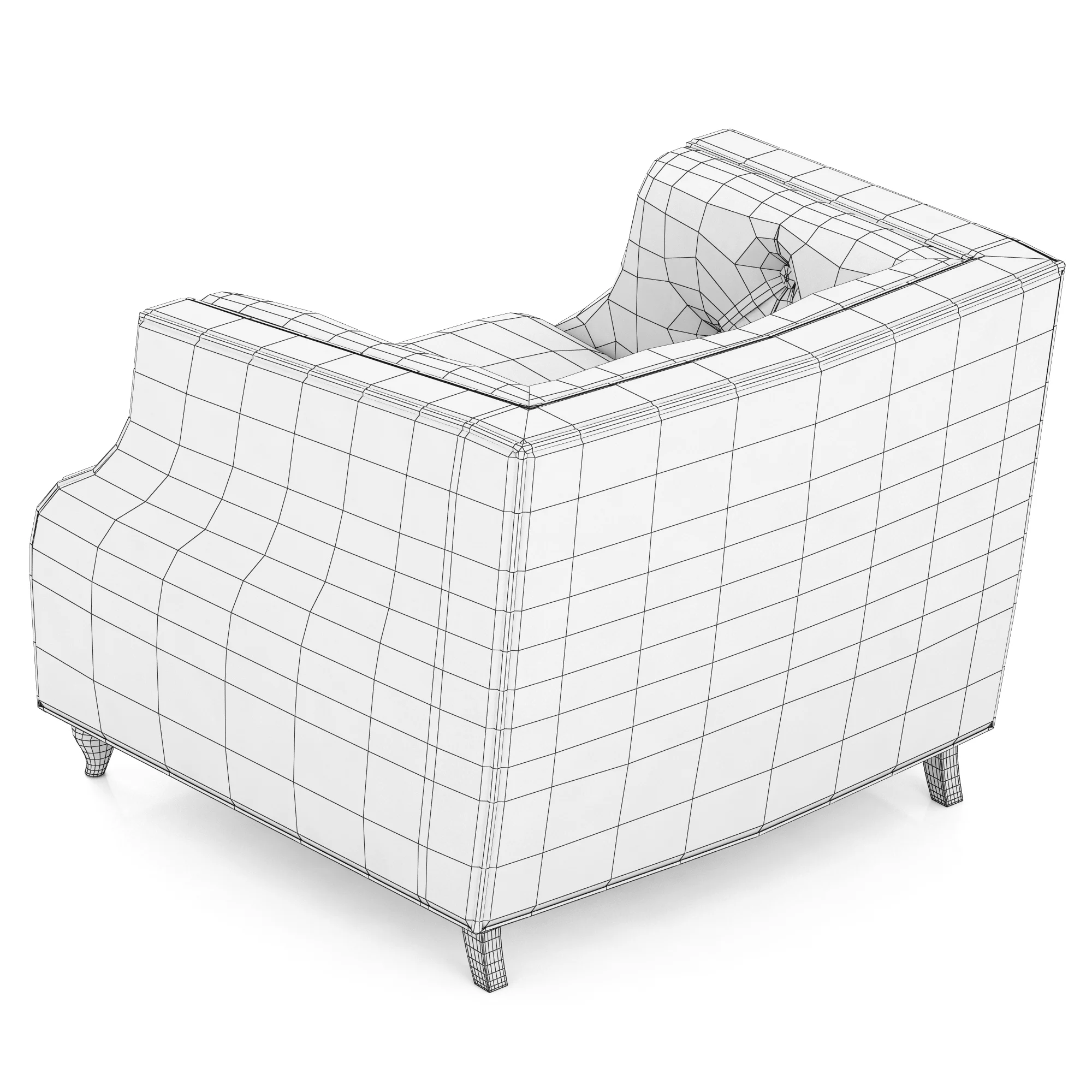 Caracole Balancing Act Chair — 3D model preview 8
