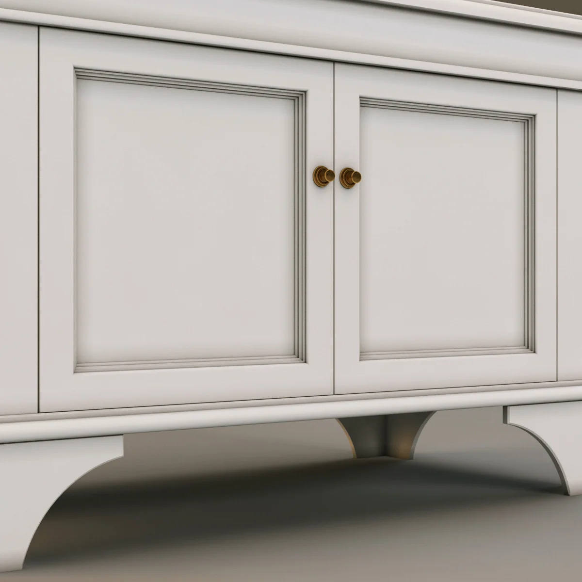 Laura Ashley Bedstand, 3D model preview 1