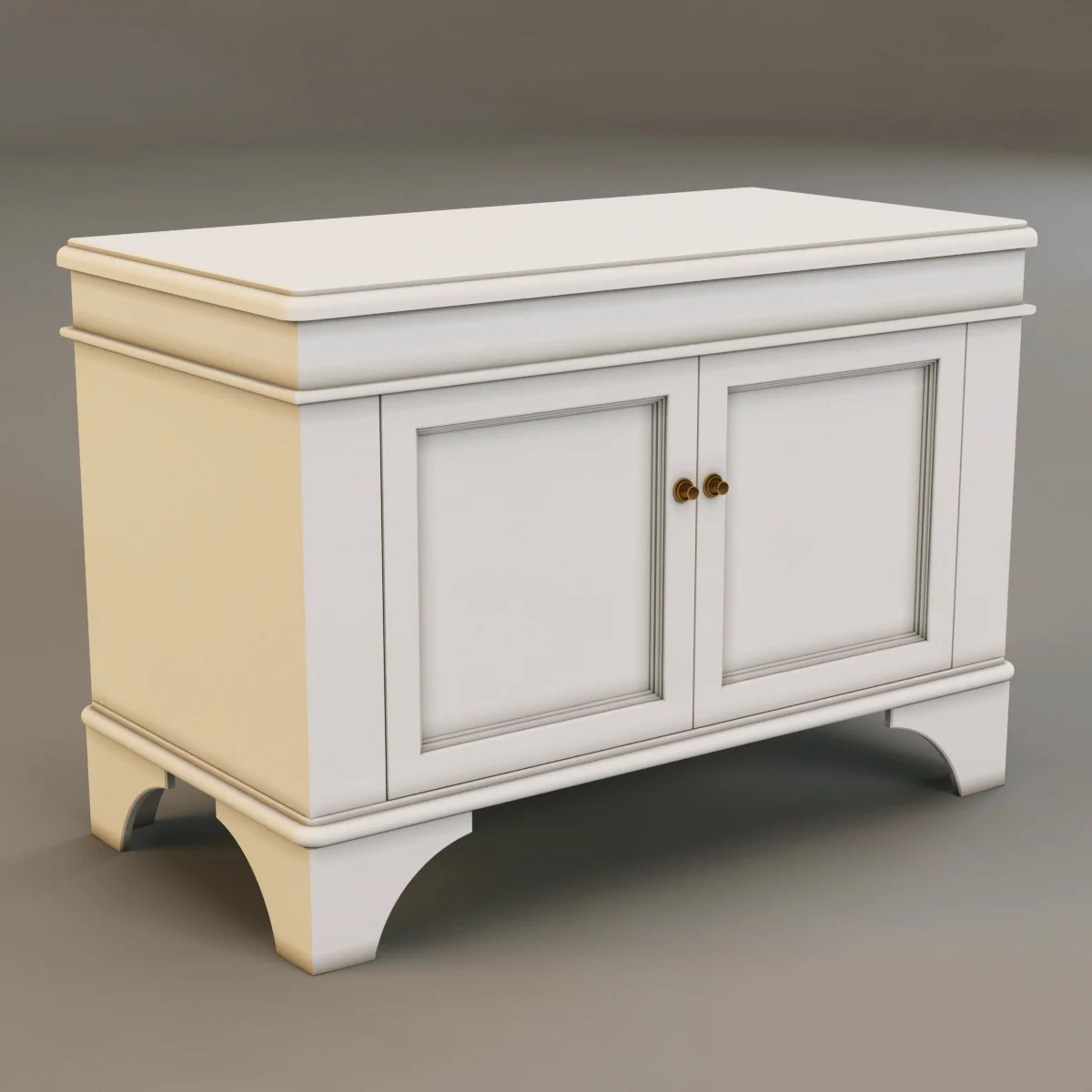 Laura Ashley Bedstand, 3D model preview 2