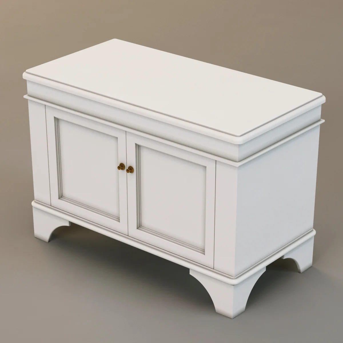 Laura Ashley Bedstand, 3D model preview 3