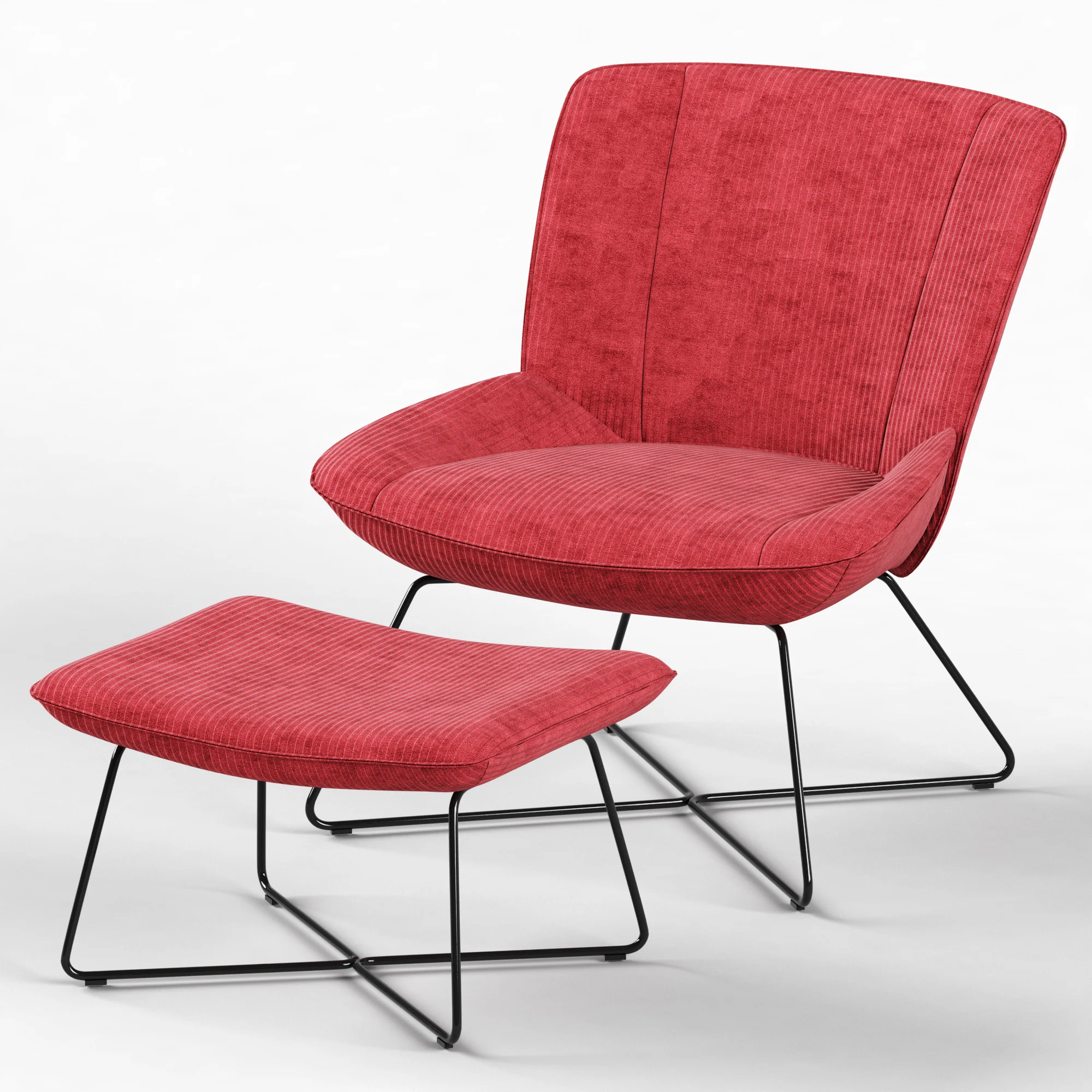 Rolf Benz 383 — 3D model preview 1