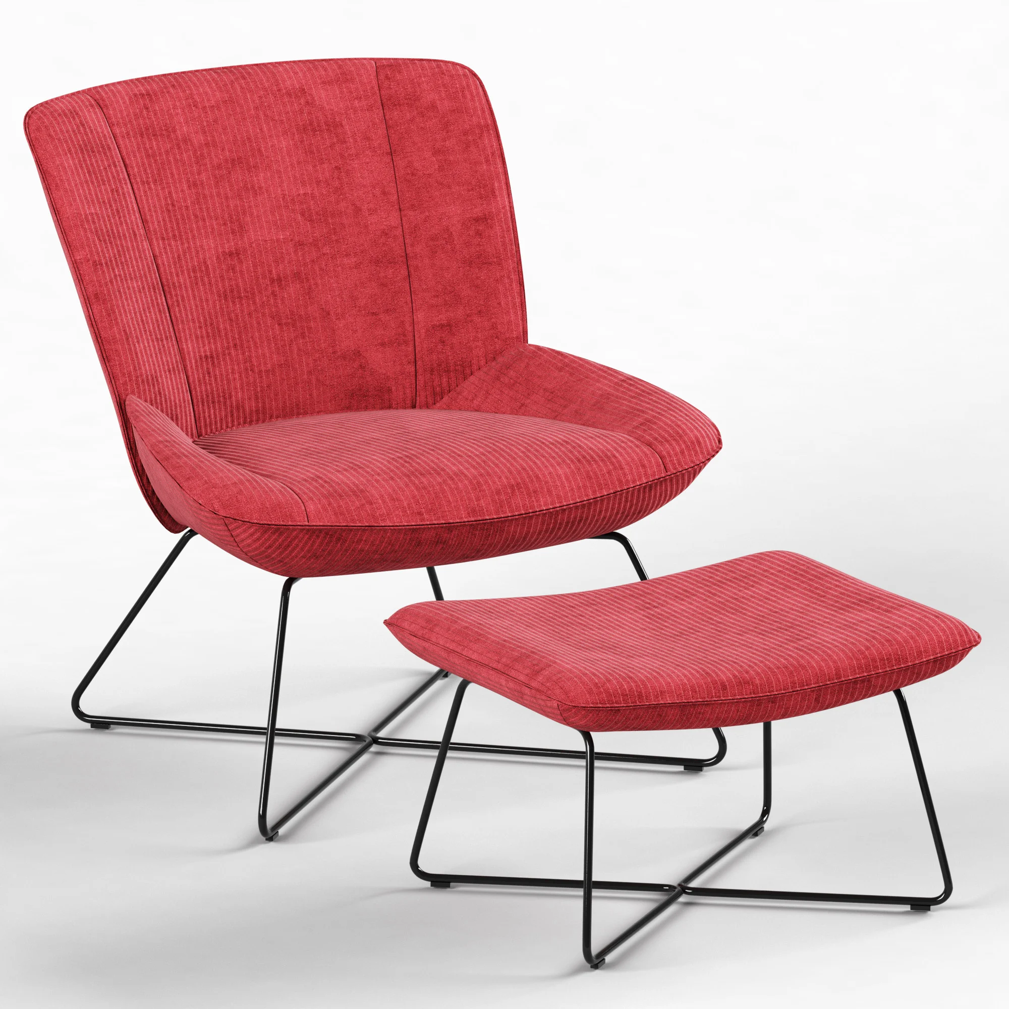 Rolf Benz 383 — 3D model preview 2
