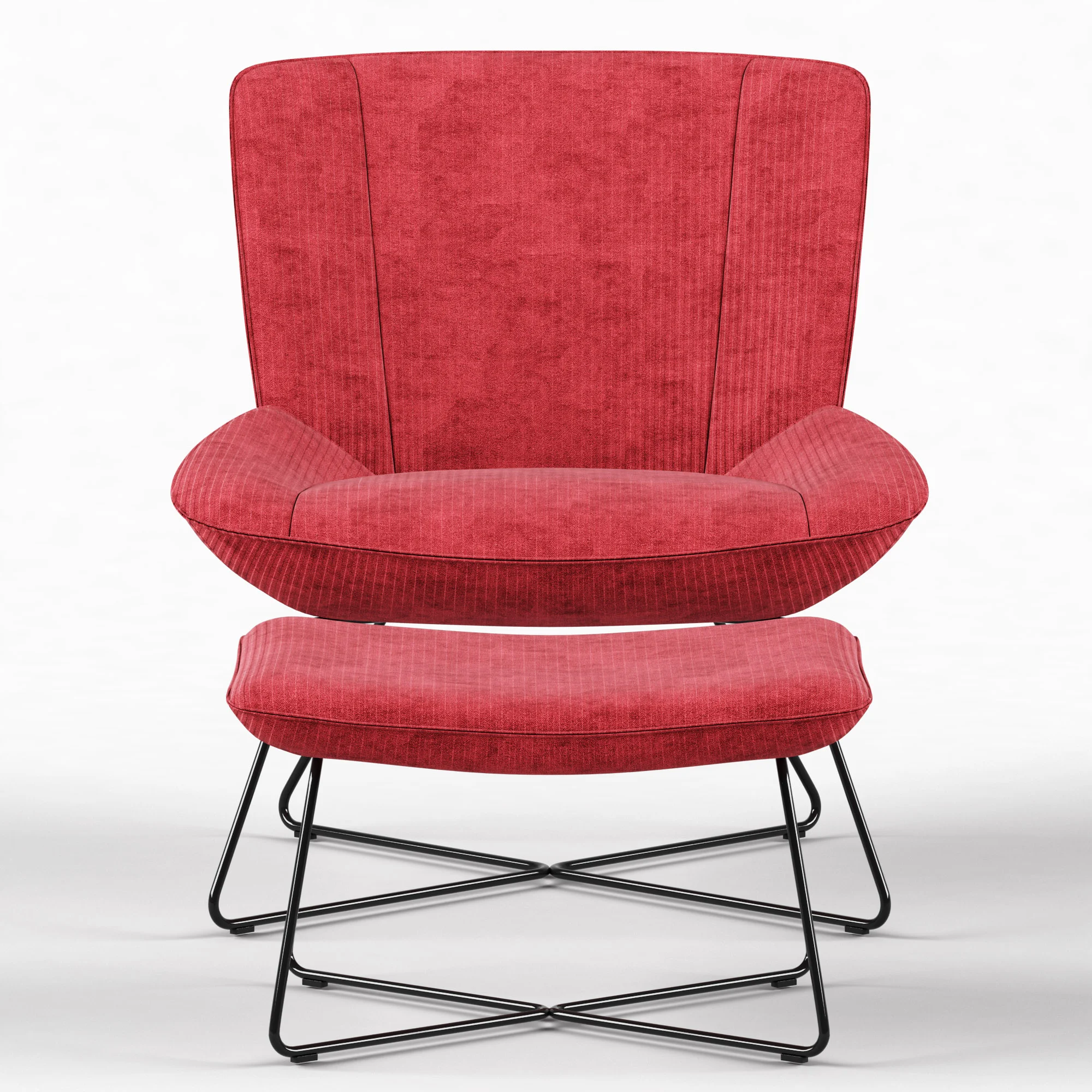 Rolf Benz 383 — 3D model preview 7