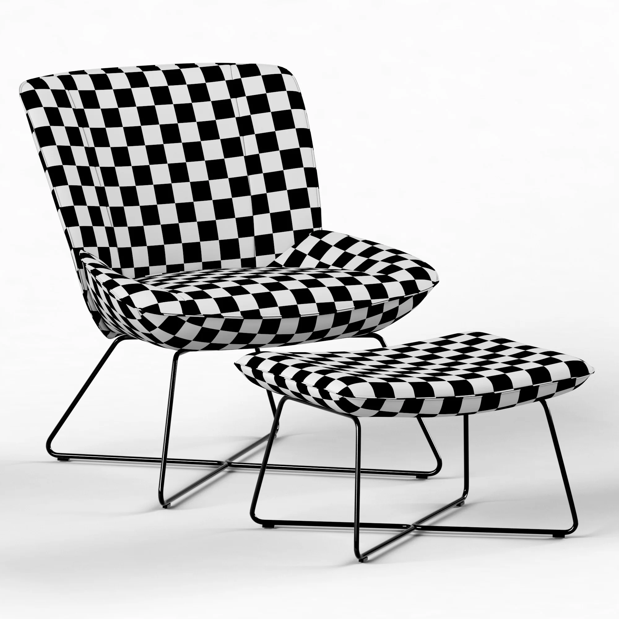 Rolf Benz 383 — 3D model preview 10