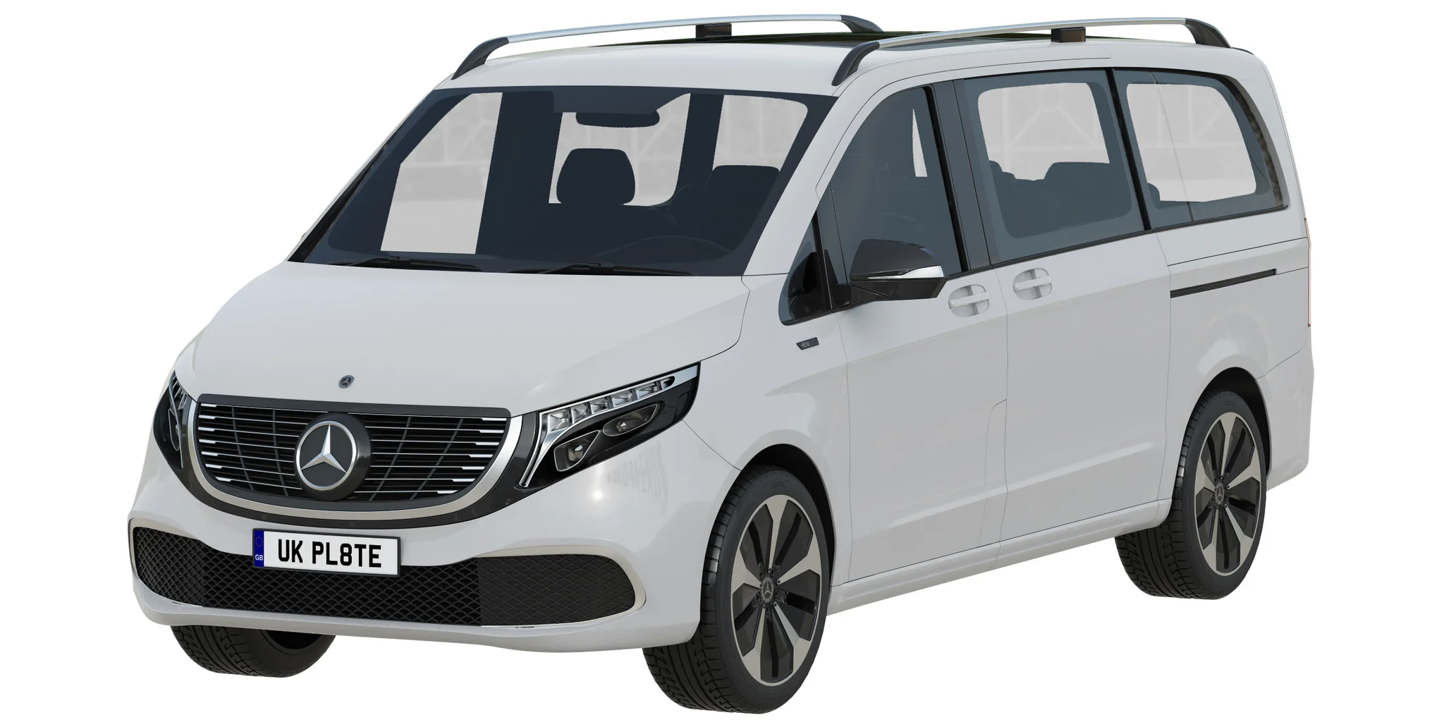 Mercedes Benz EQV, 3D model preview 13