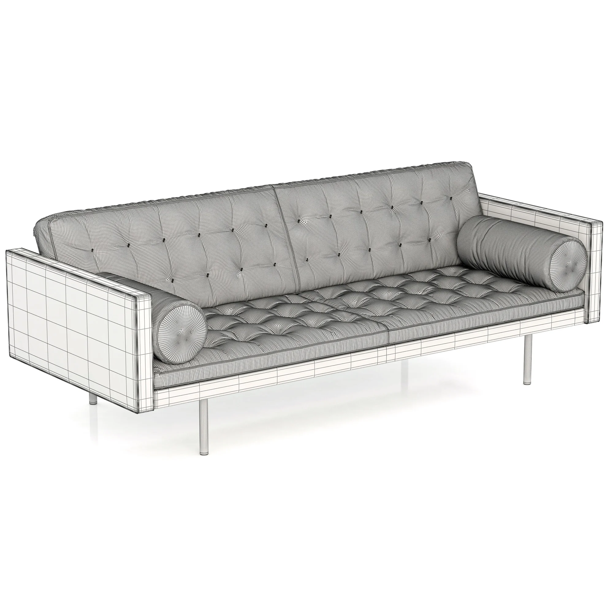 Flexform Magister Sofa — 3D model preview 4