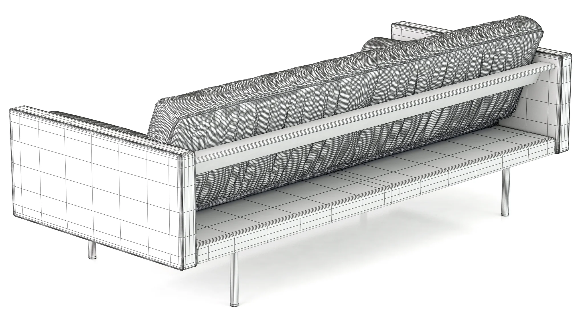 Flexform Magister Sofa — 3D model preview 8