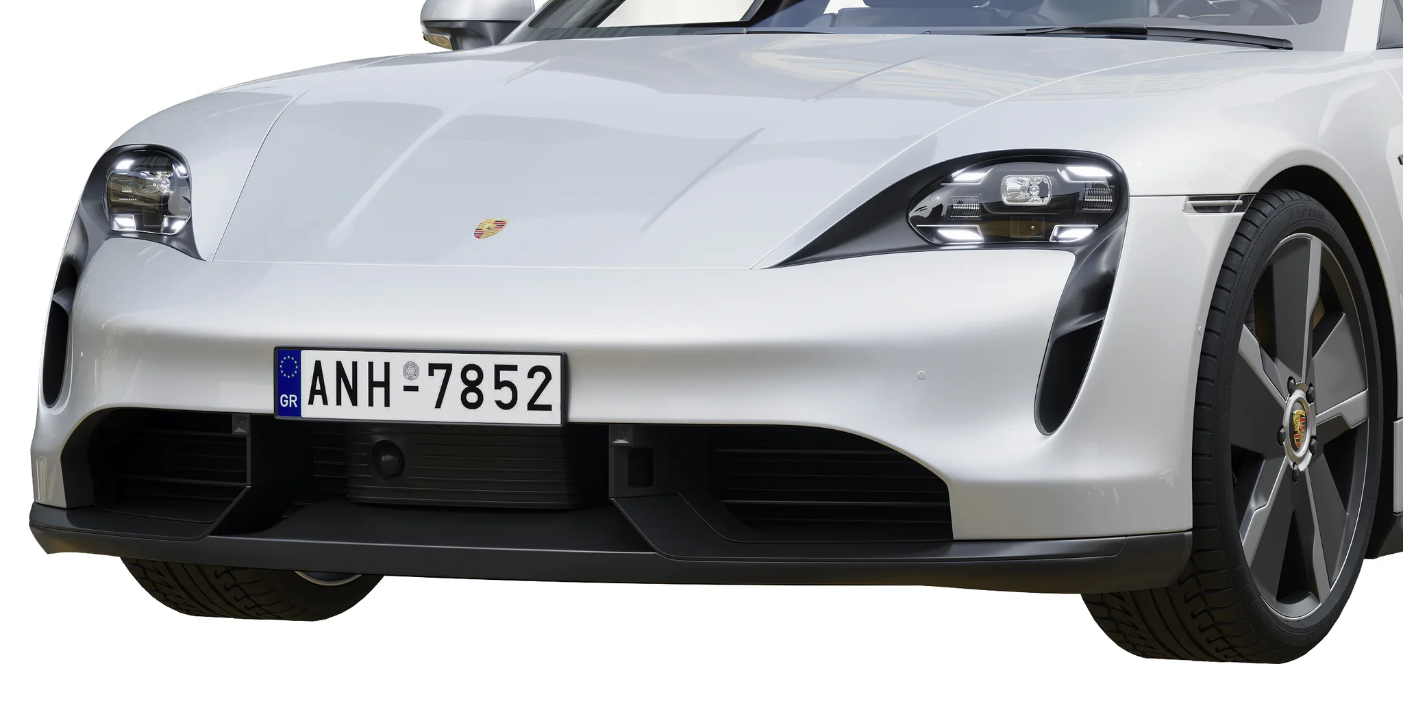 Porsche Taycan, 3D model preview 3