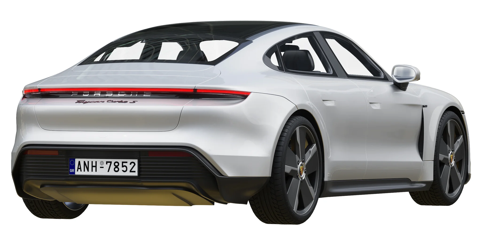 Porsche Taycan, 3D model preview 7