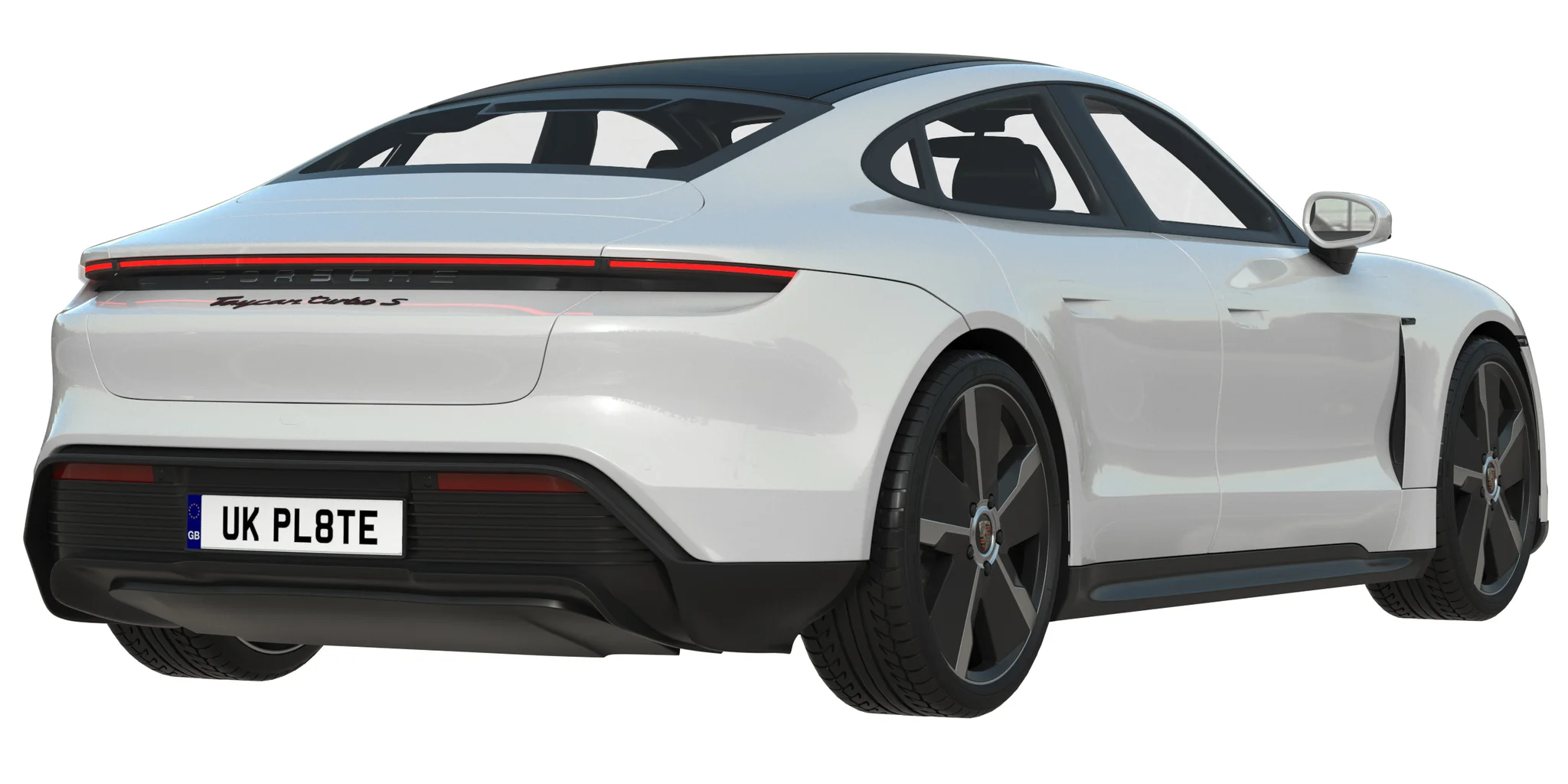 Porsche Taycan, 3D model preview 10