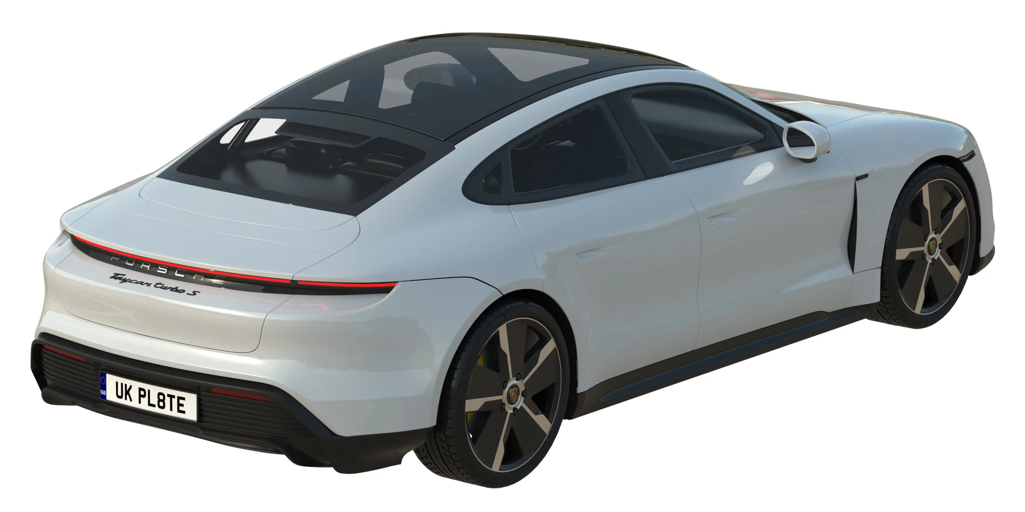Porsche Taycan, 3D model preview 40