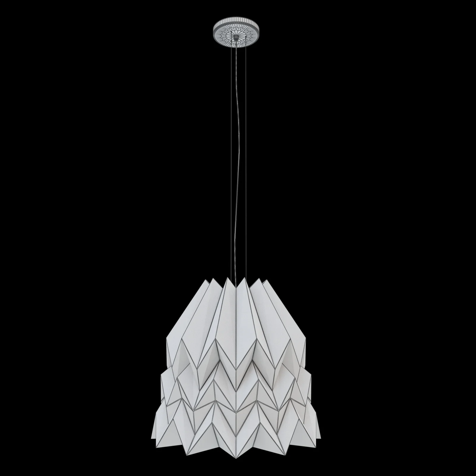 Orikomi Lamp — 3D model preview 5