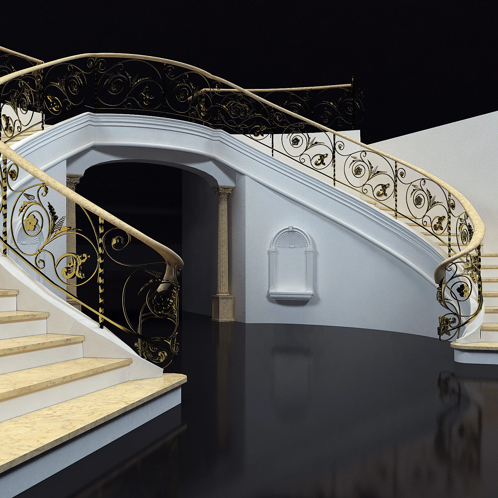 Stairs8 — 3D model preview 8