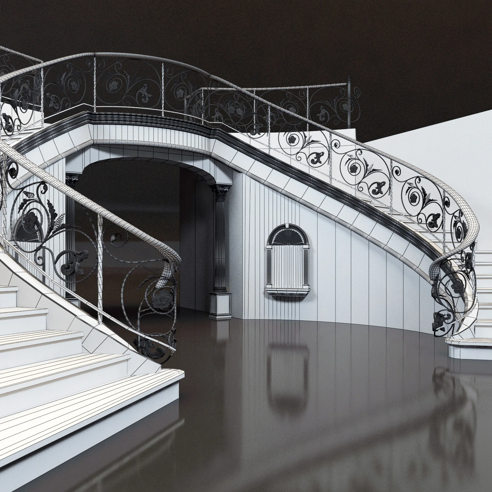 Stairs8 — 3D model preview 9