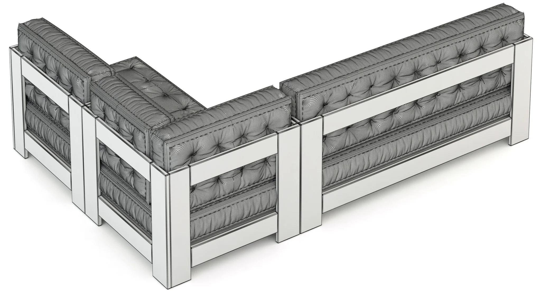 RH Teen Callum L Sectional Set — 3D model preview 7