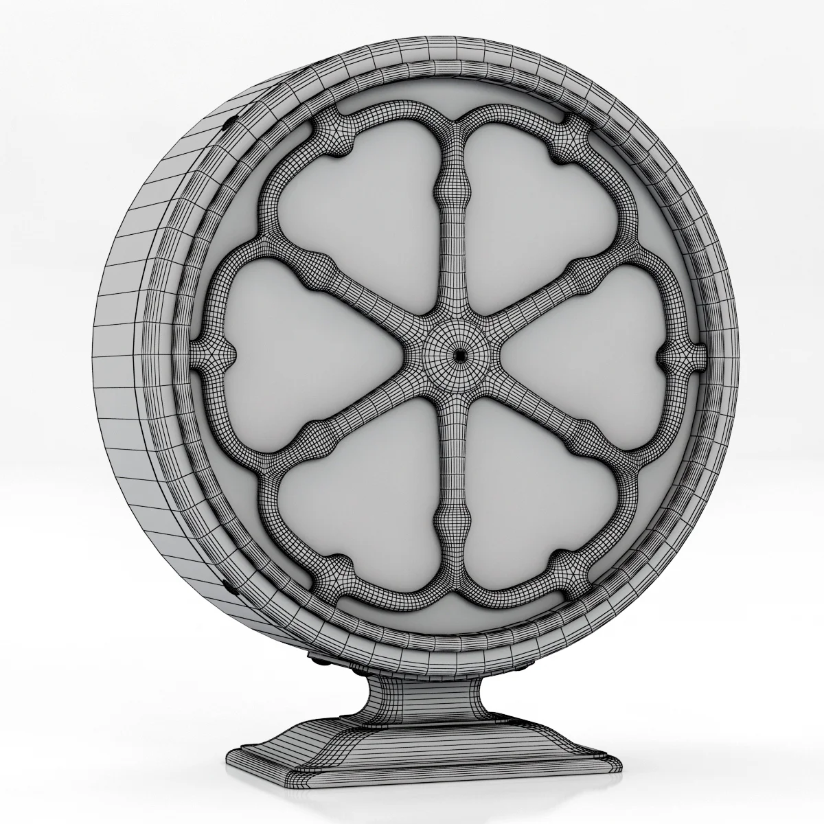 Restoration Hardware Vintage Speaker — 3D model preview 4