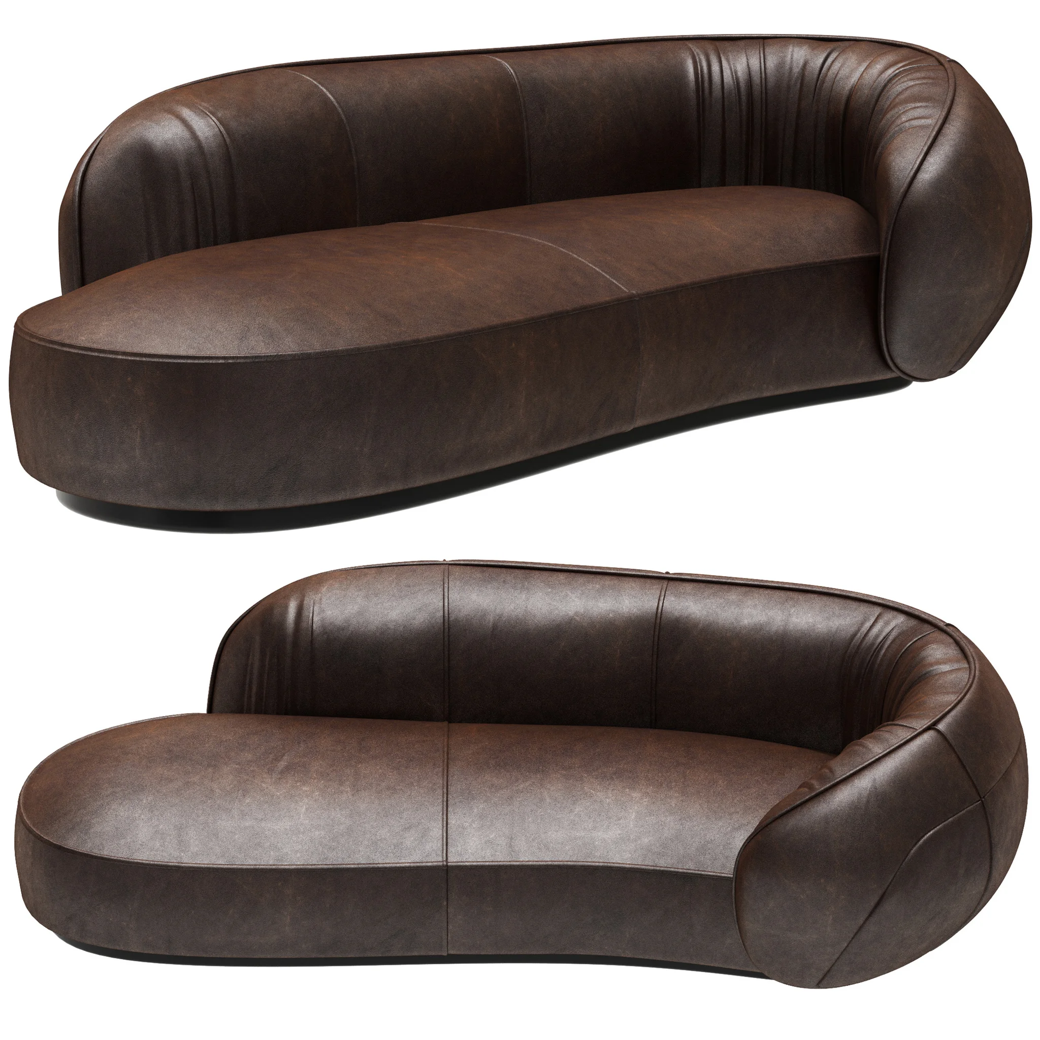 Baxter Leon Sofa — 3D model preview 2
