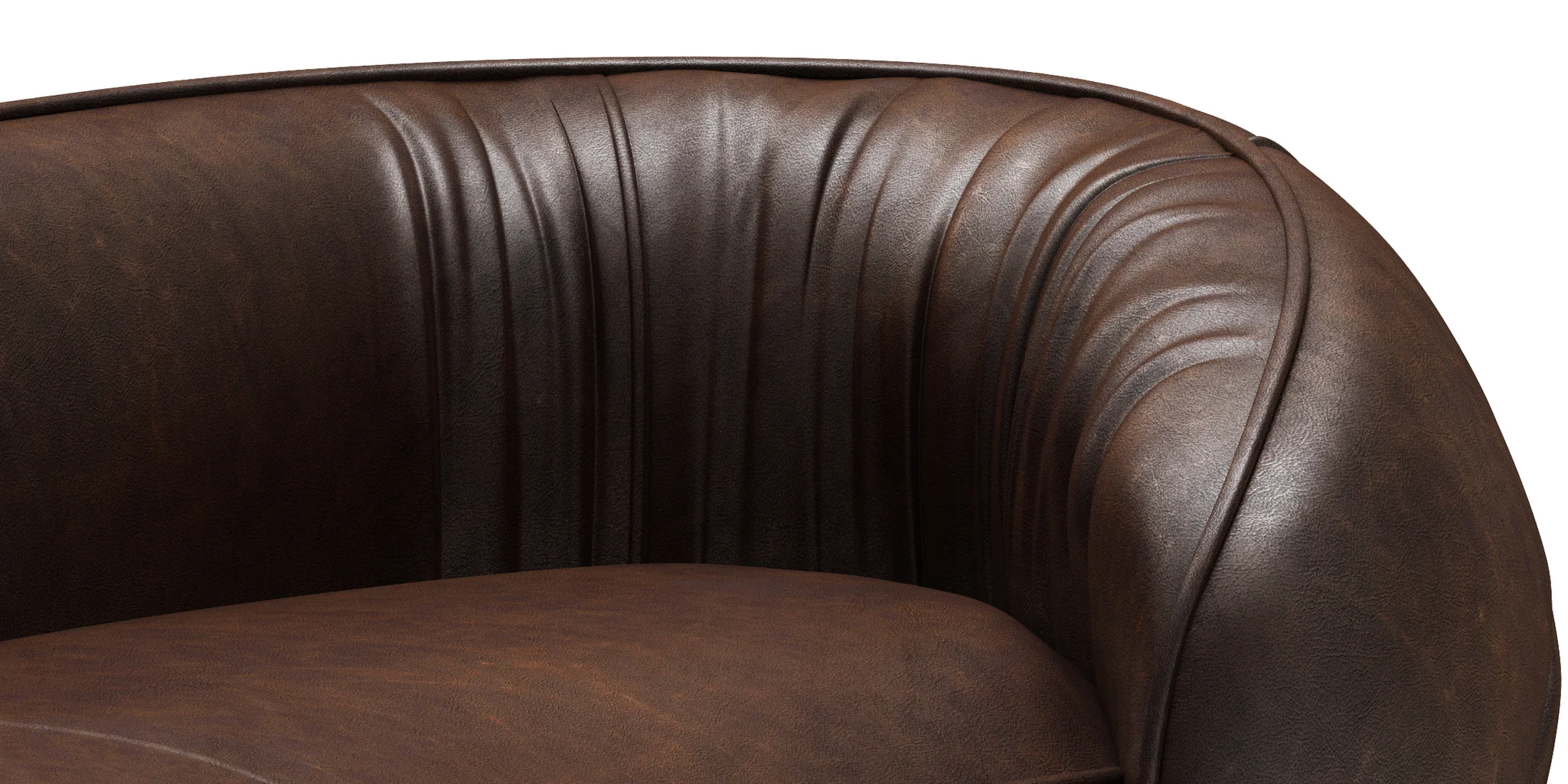 Baxter Leon Sofa — 3D model preview 4