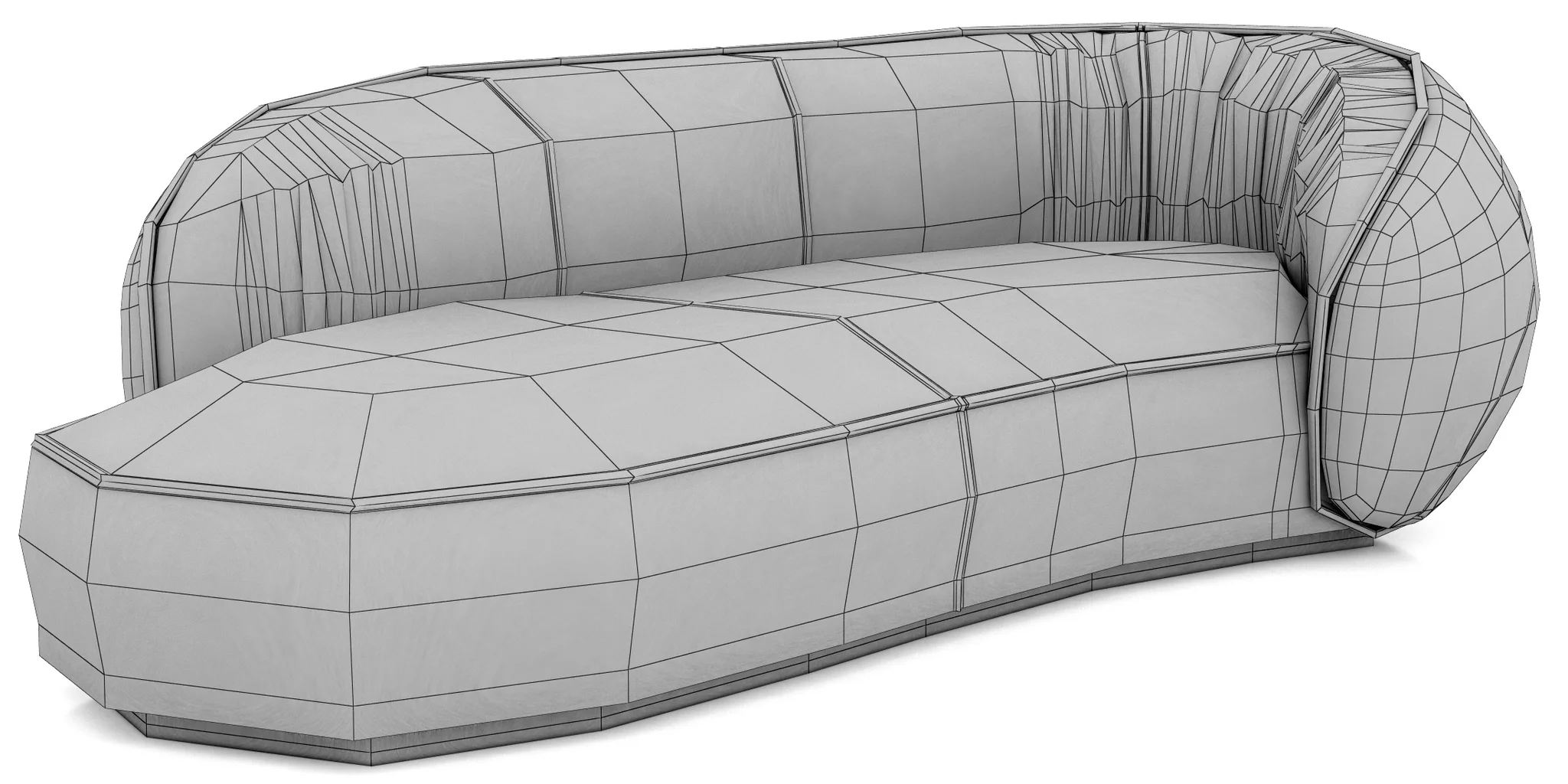 Baxter Leon Sofa — 3D model preview 9