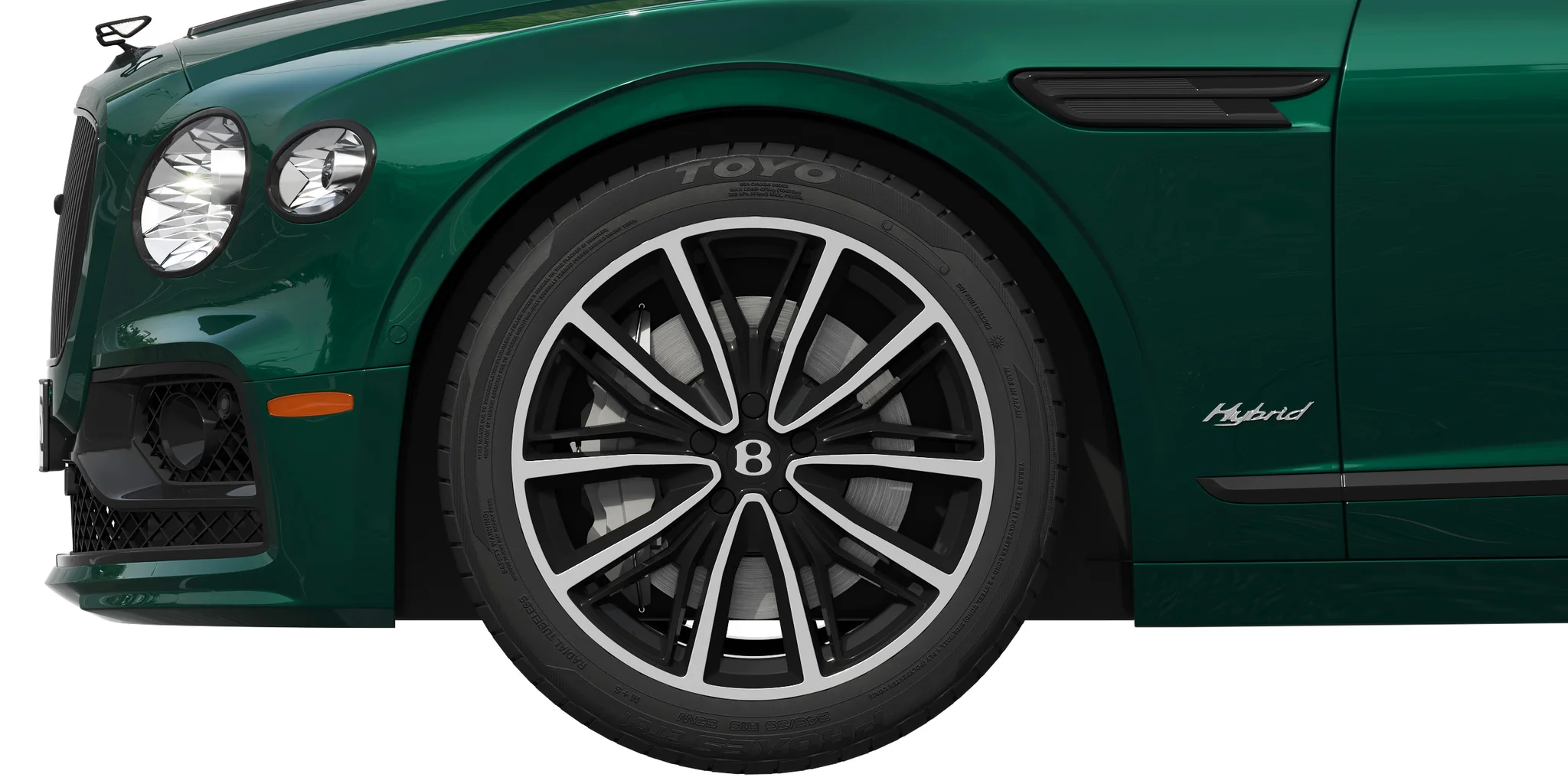 Bentley Flying Spur Hybrid, 3D model preview 1