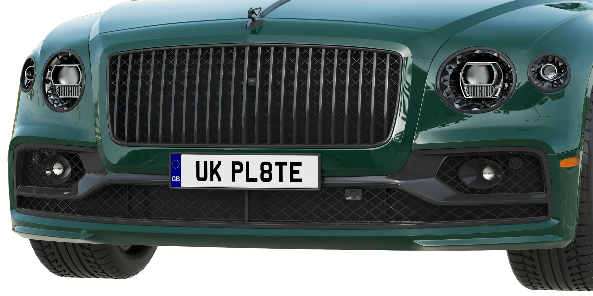 Bentley Flying Spur Hybrid, 3D model preview 4