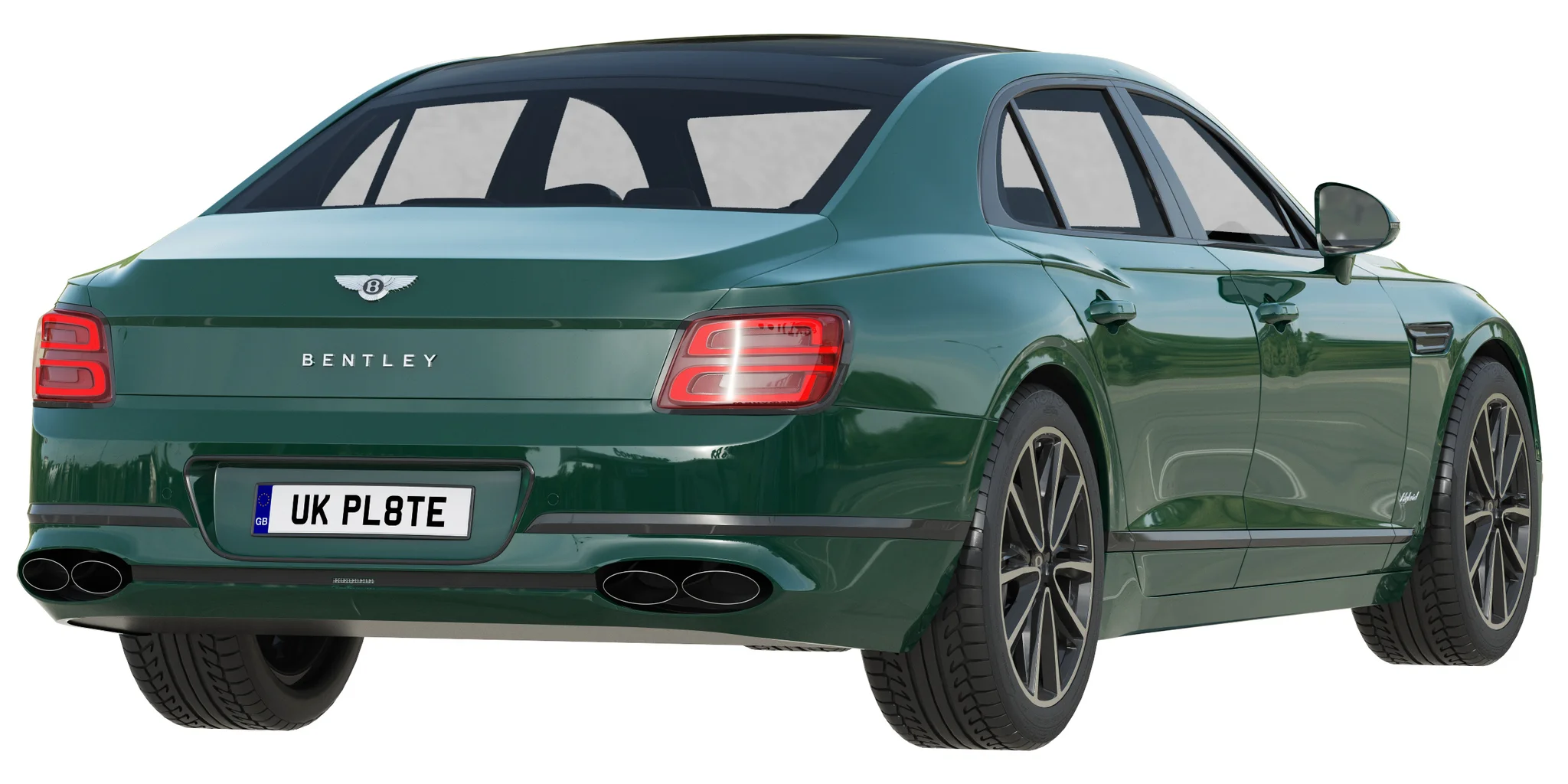 Bentley Flying Spur Hybrid, 3D model preview 9