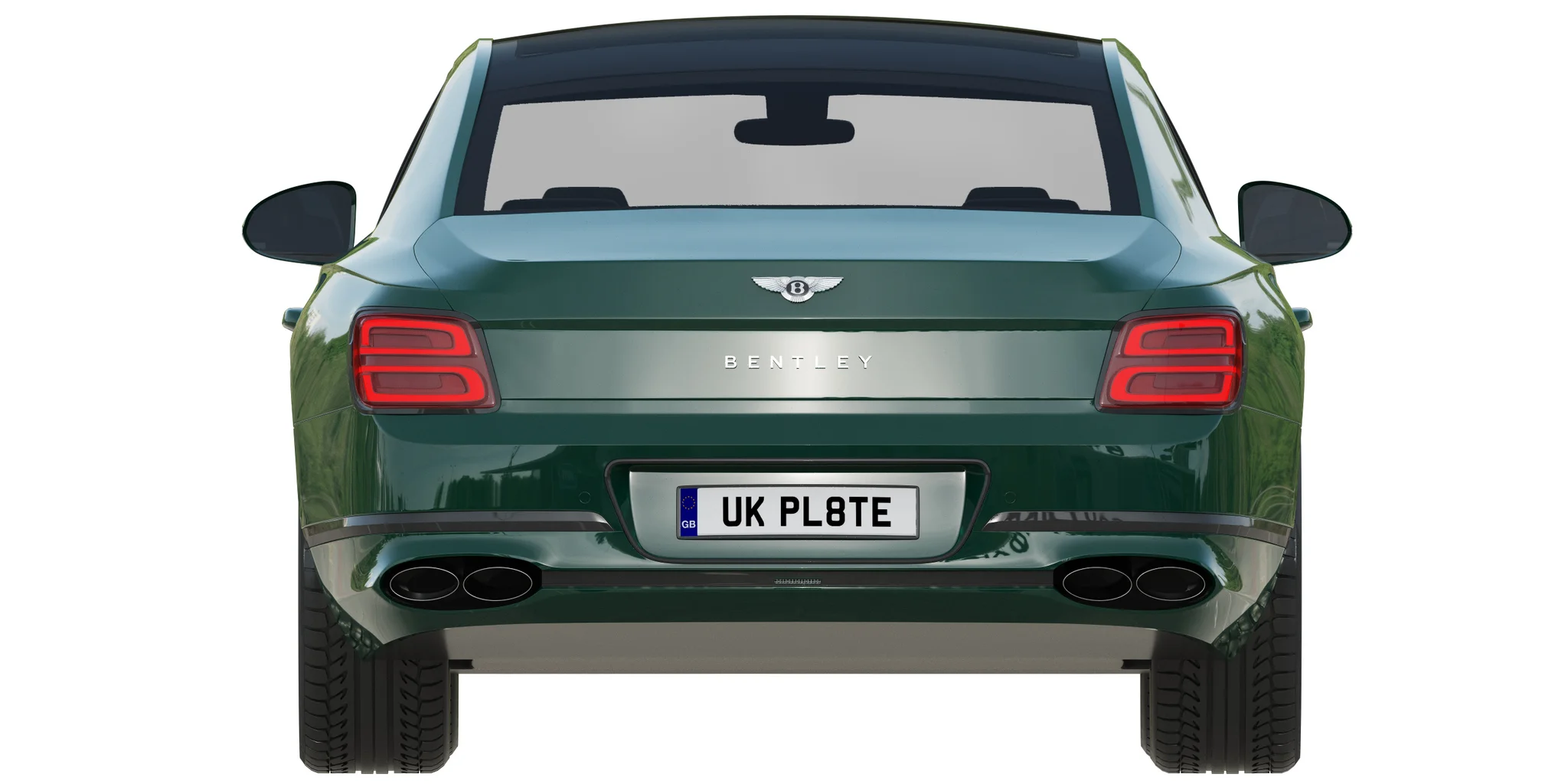 Bentley Flying Spur Hybrid, 3D model preview 11