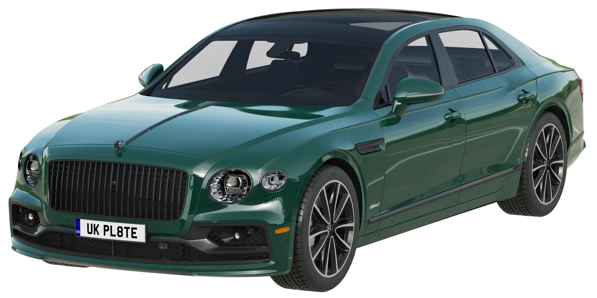 Bentley Flying Spur Hybrid, 3D model preview 13