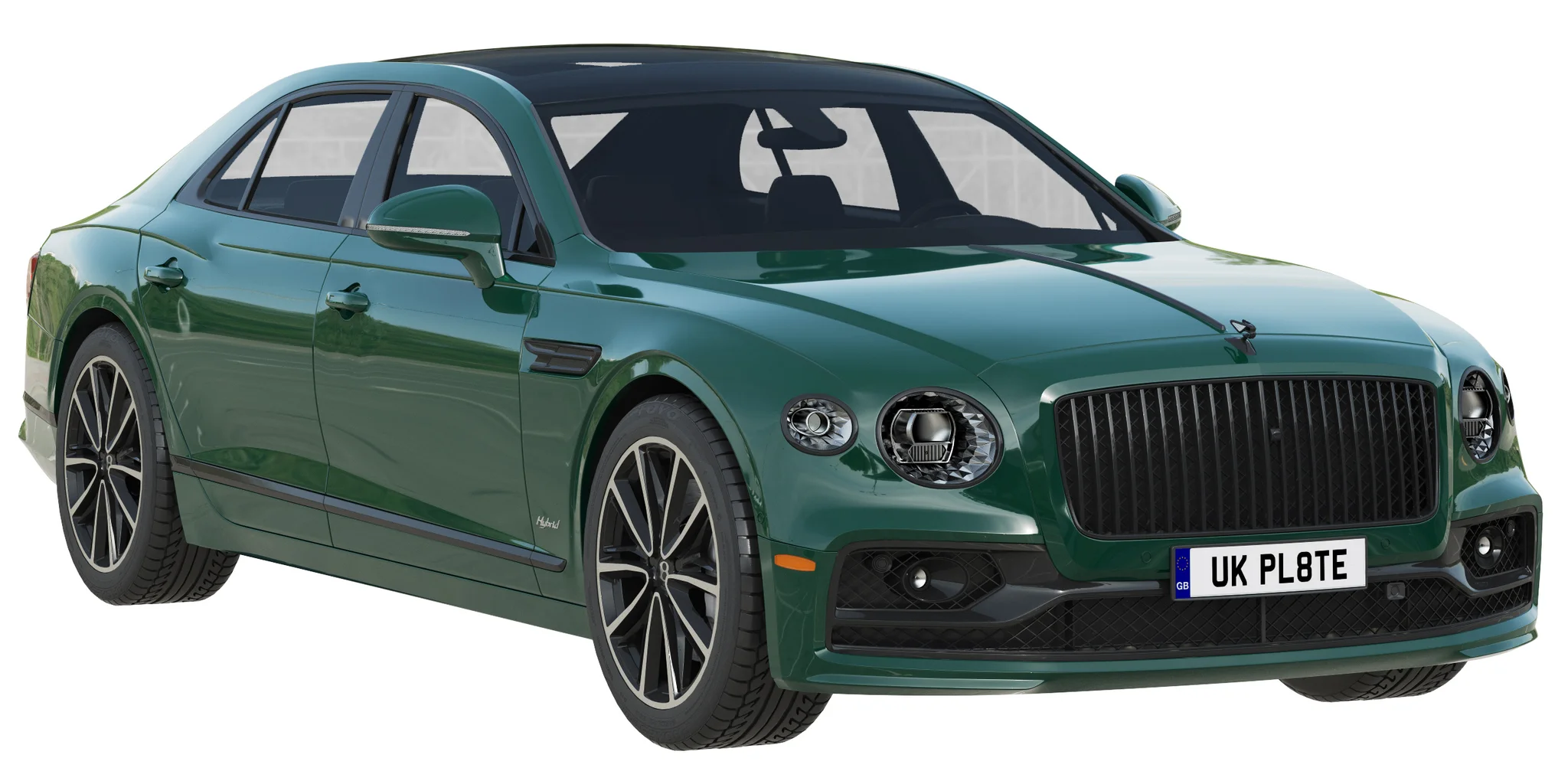 Bentley Flying Spur Hybrid, 3D model preview 19