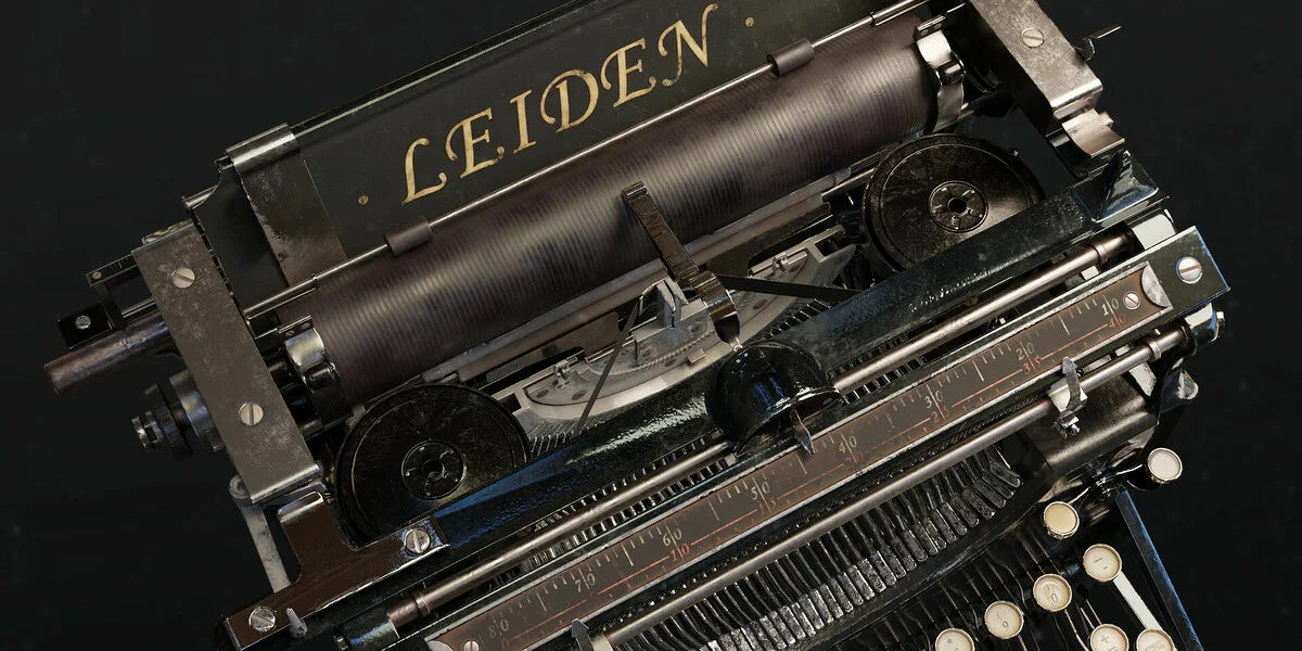 Typewriter for Violet Evergarden, 3D model preview 3