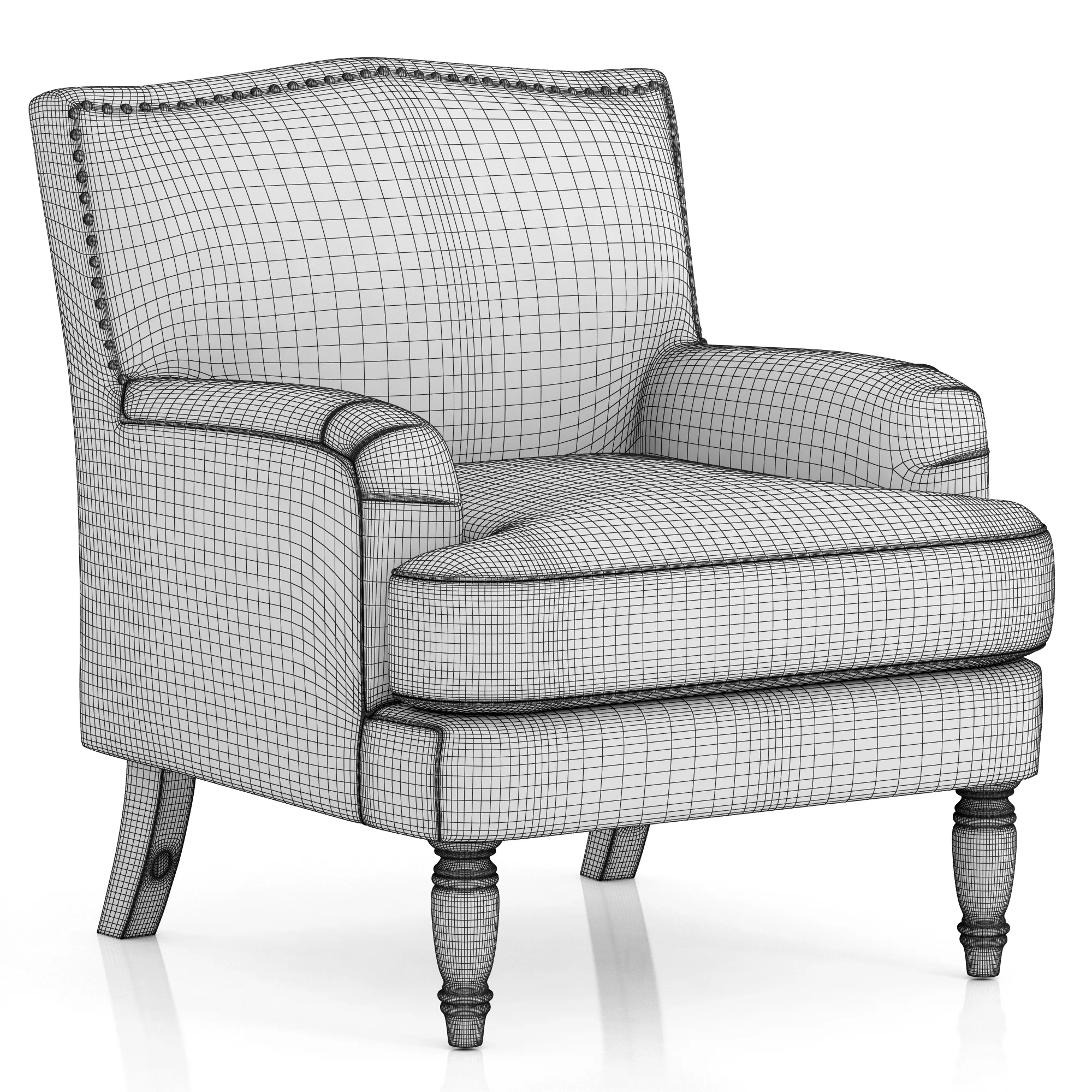 Dantone Home Amien Chair — 3D model preview 8