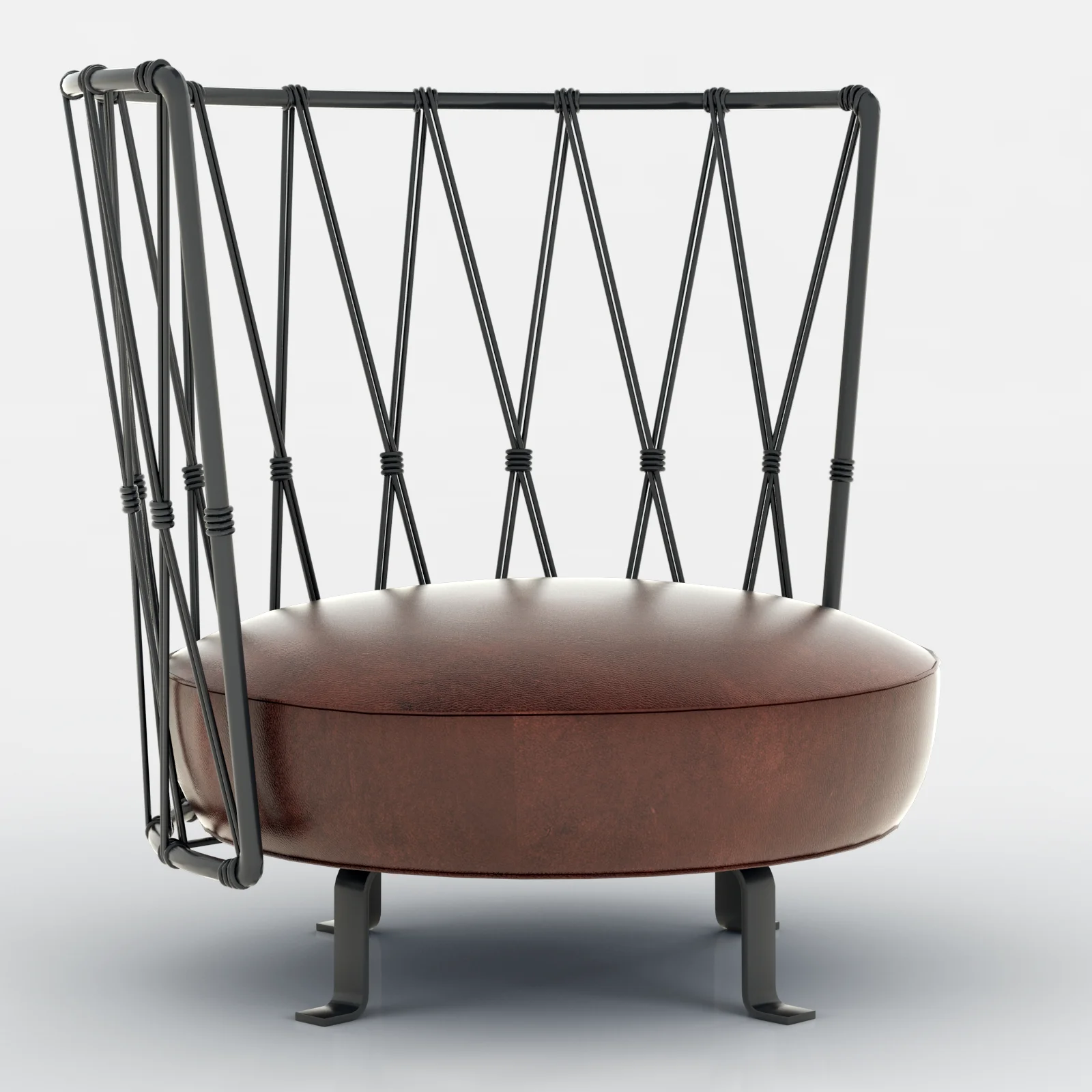Baxter PEDRO ARMCHAIR — 3D model preview 4