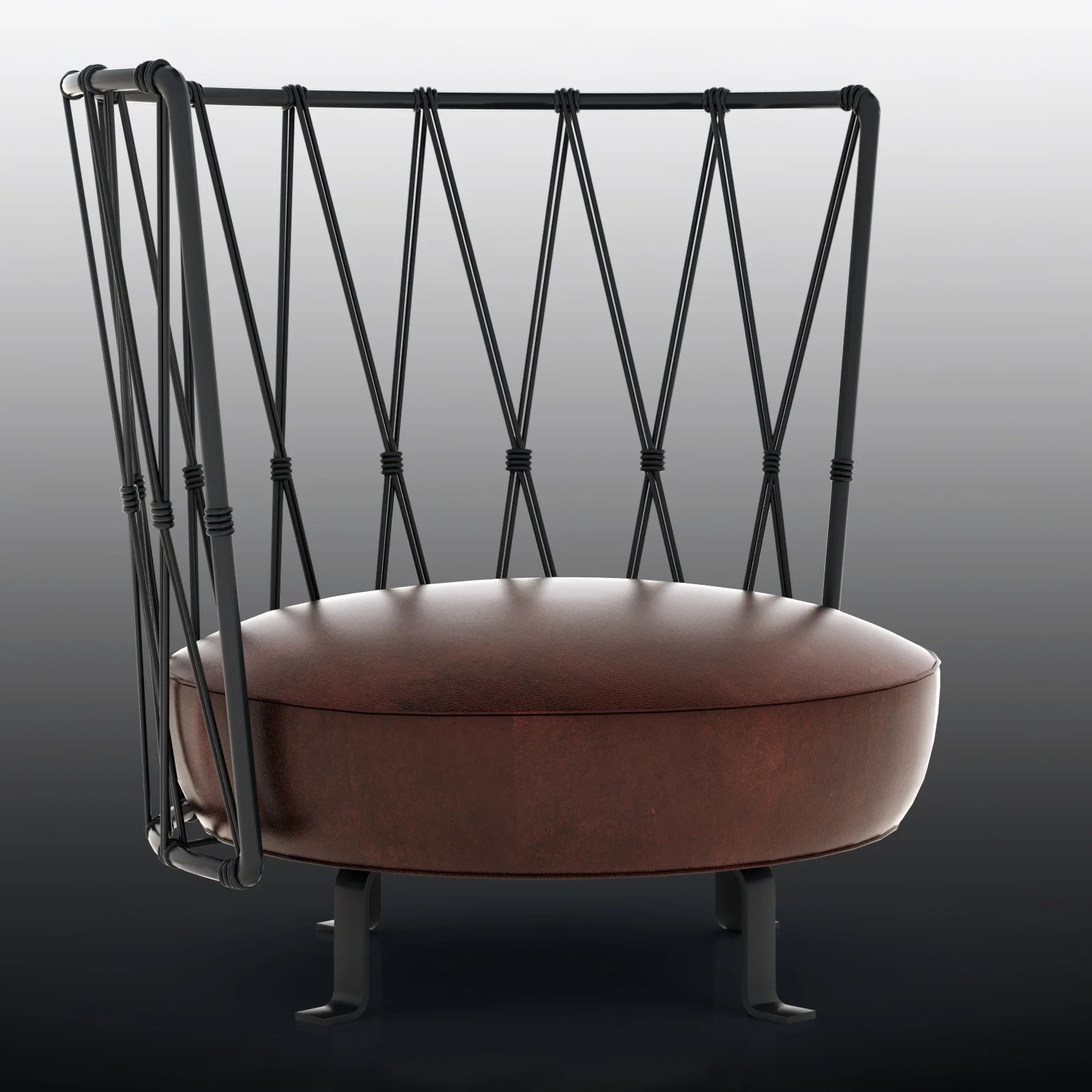 Baxter PEDRO ARMCHAIR — 3D model preview 2