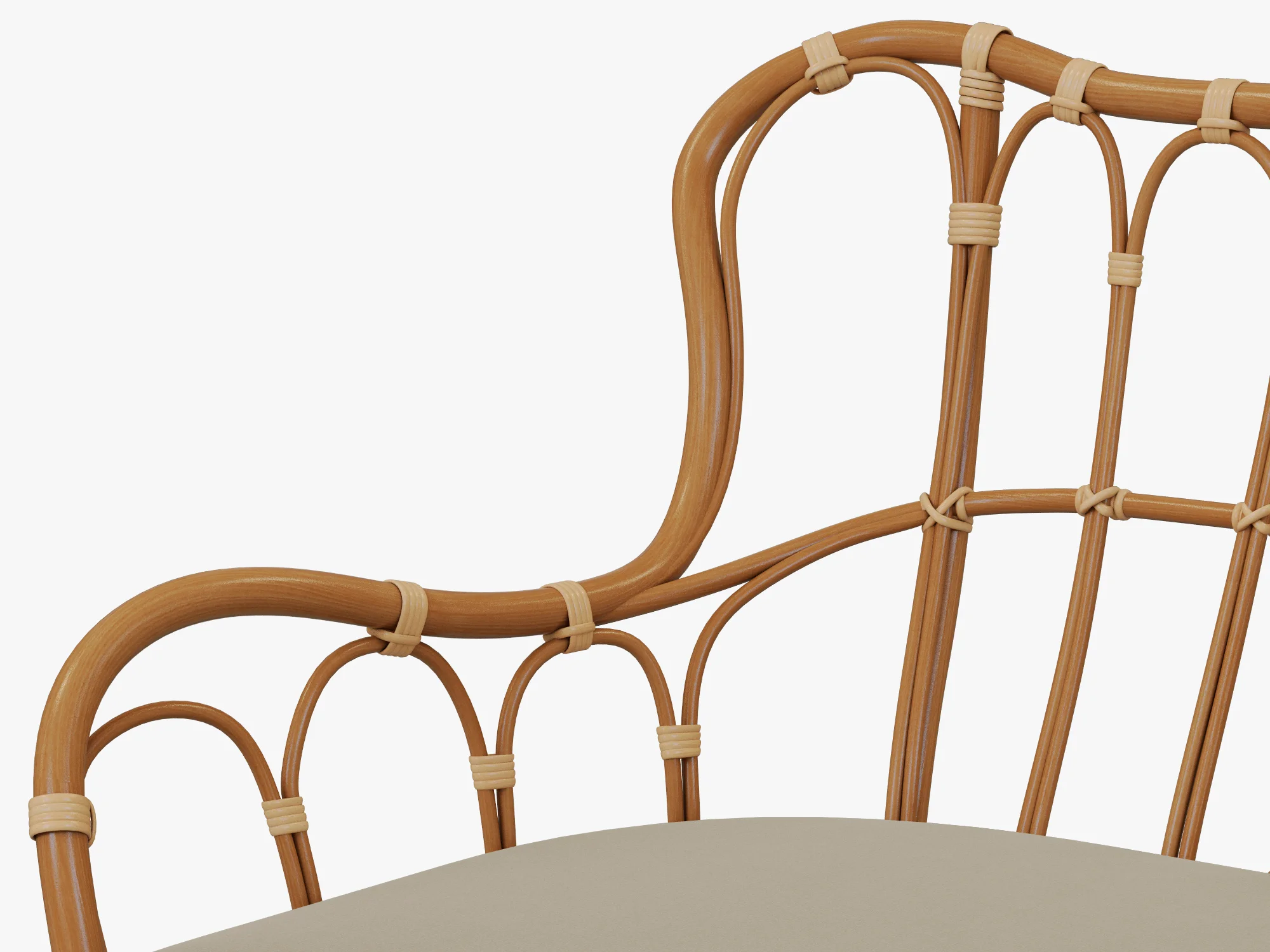 Ikea MASTHOLMEN Loveseat — 3D model preview 7